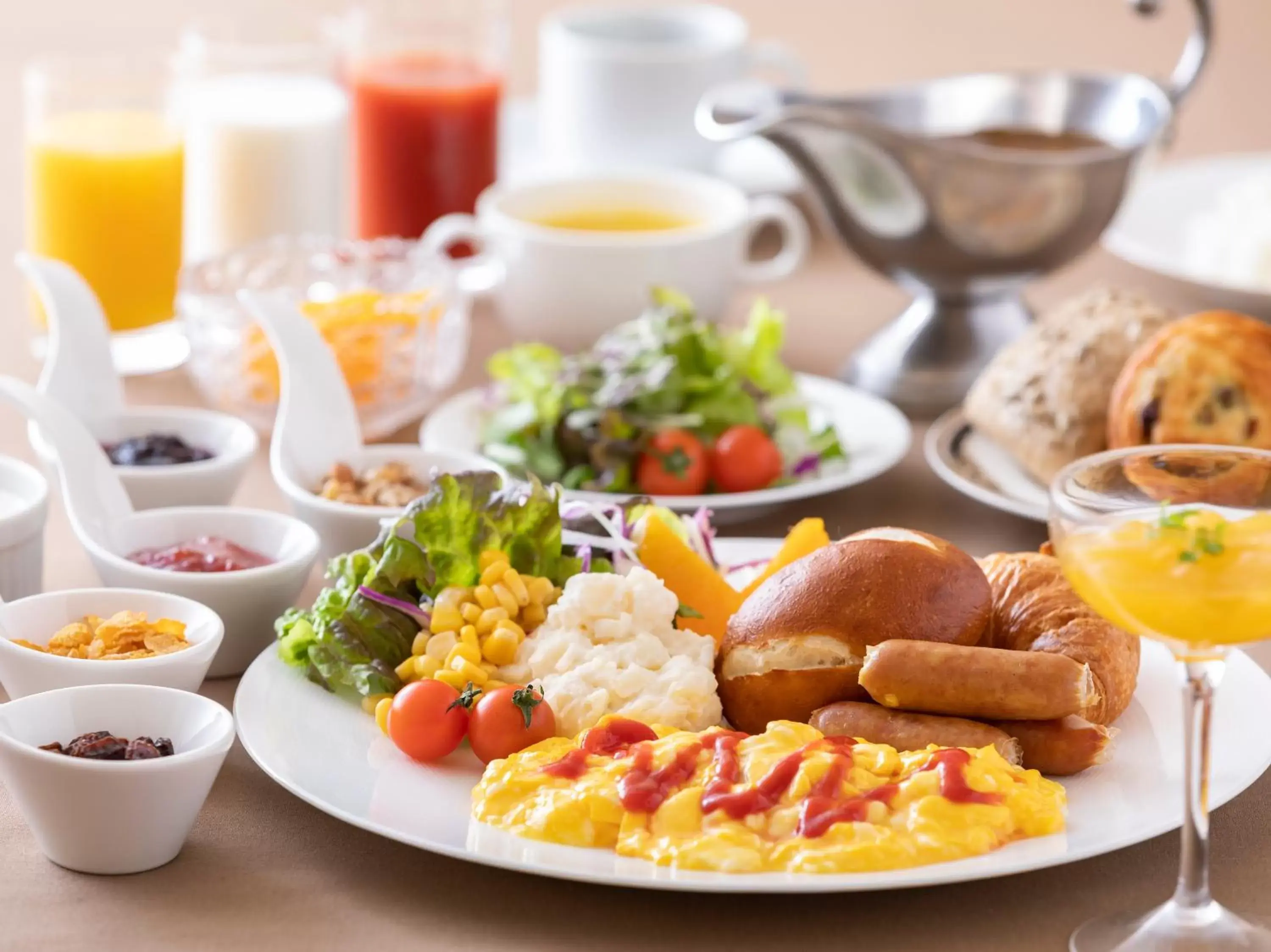 Buffet breakfast in Ark Hotel Kumamotojo Mae -ROUTE INN HOTELS- Buffet breakfast in Ark Hotel Kumamotojo Mae -ROUTE INN HOTELS-