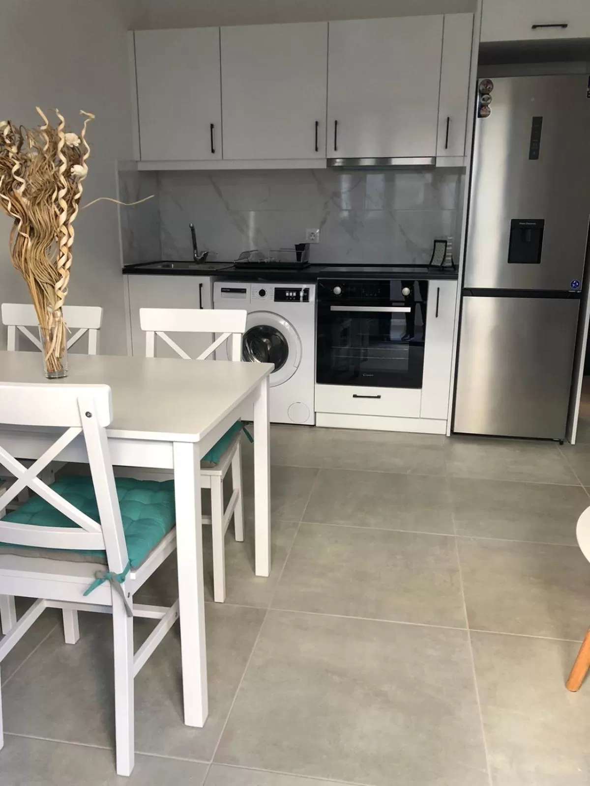 Kitchen or kitchenette in Evita's Luxury Apartments