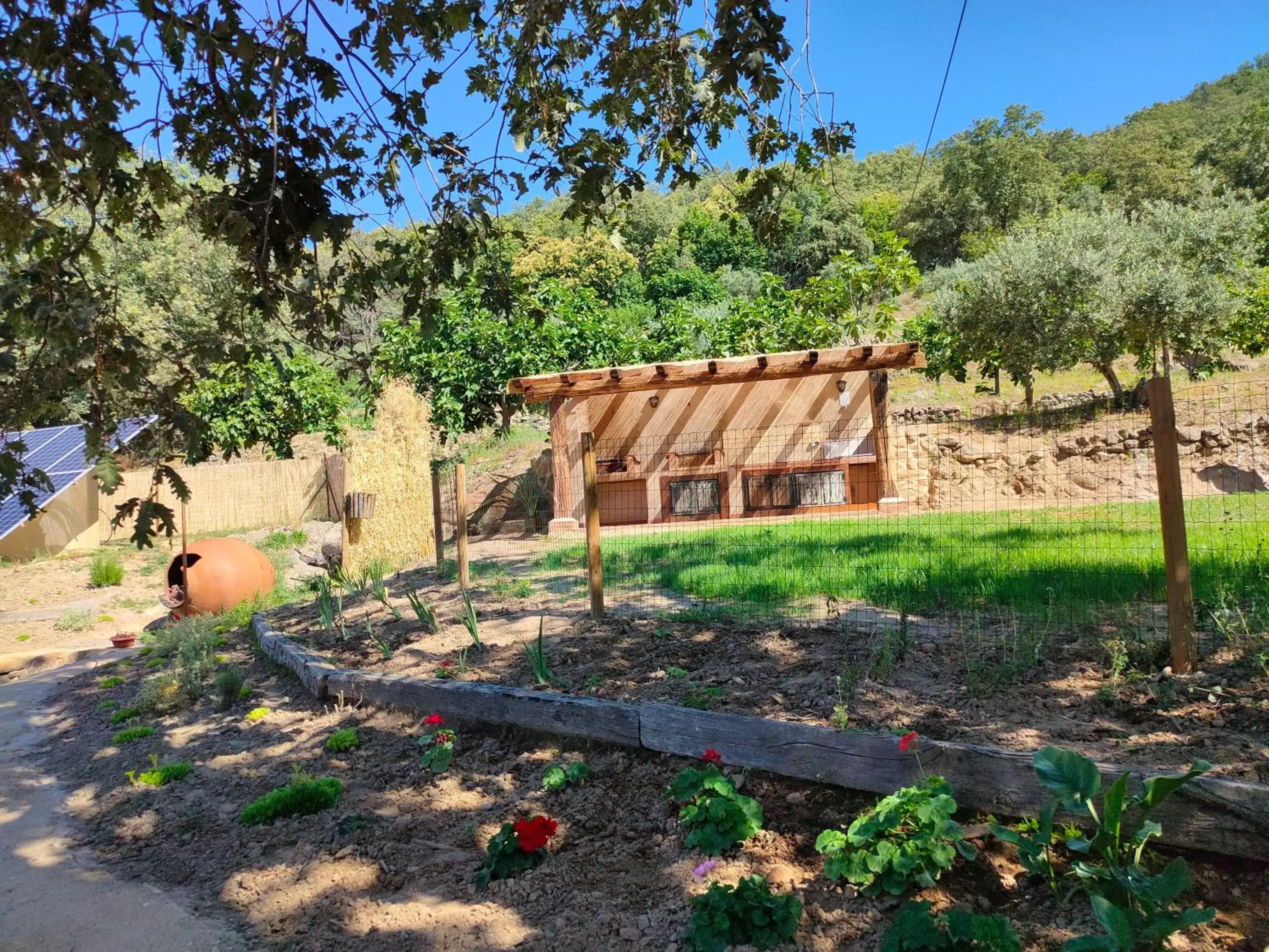 BBQ facilities in Hotel Rural San Giles