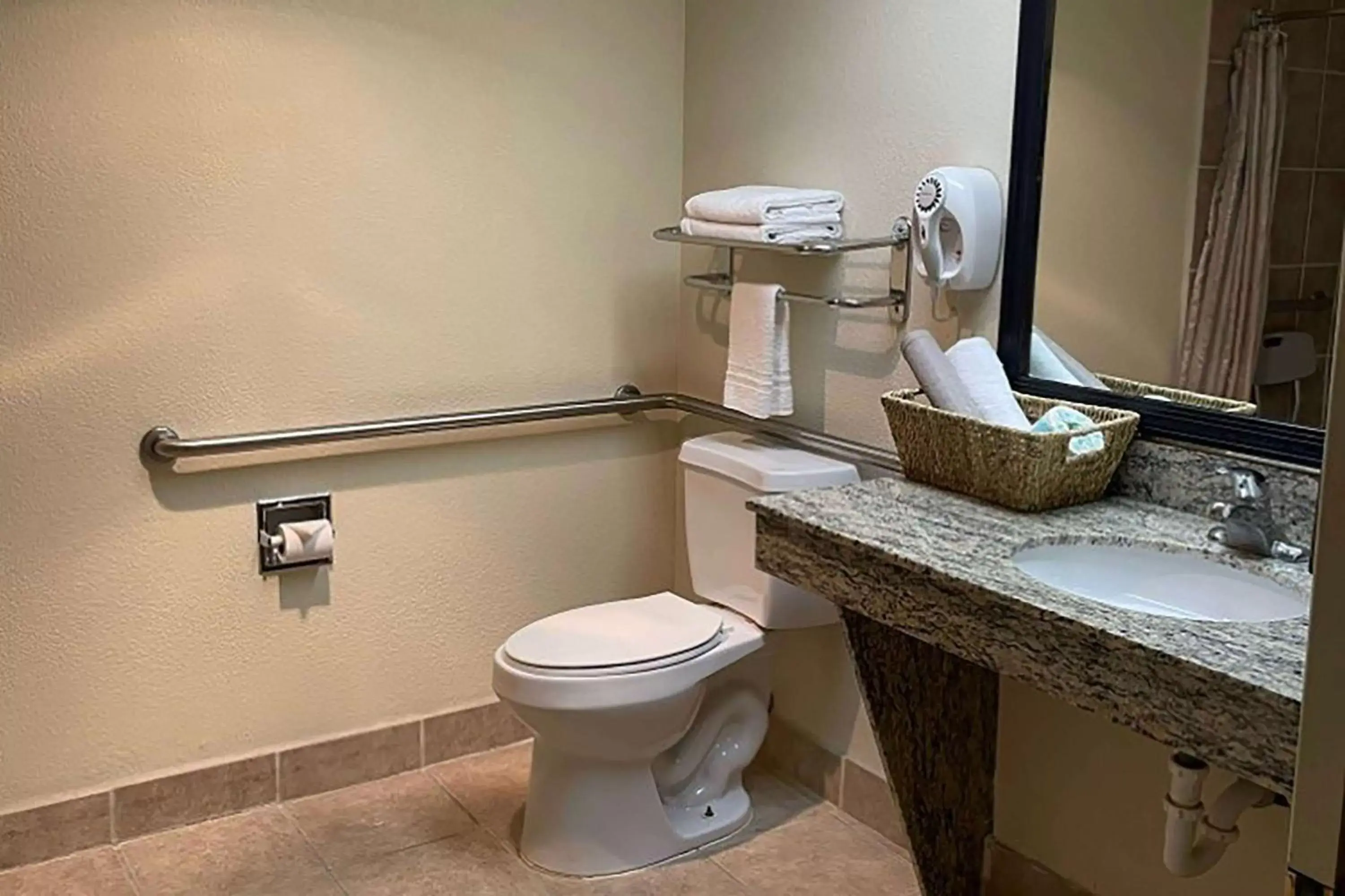 Shower, Bathroom in Coronado Motor Hotel, a Travelodge by Wyndham