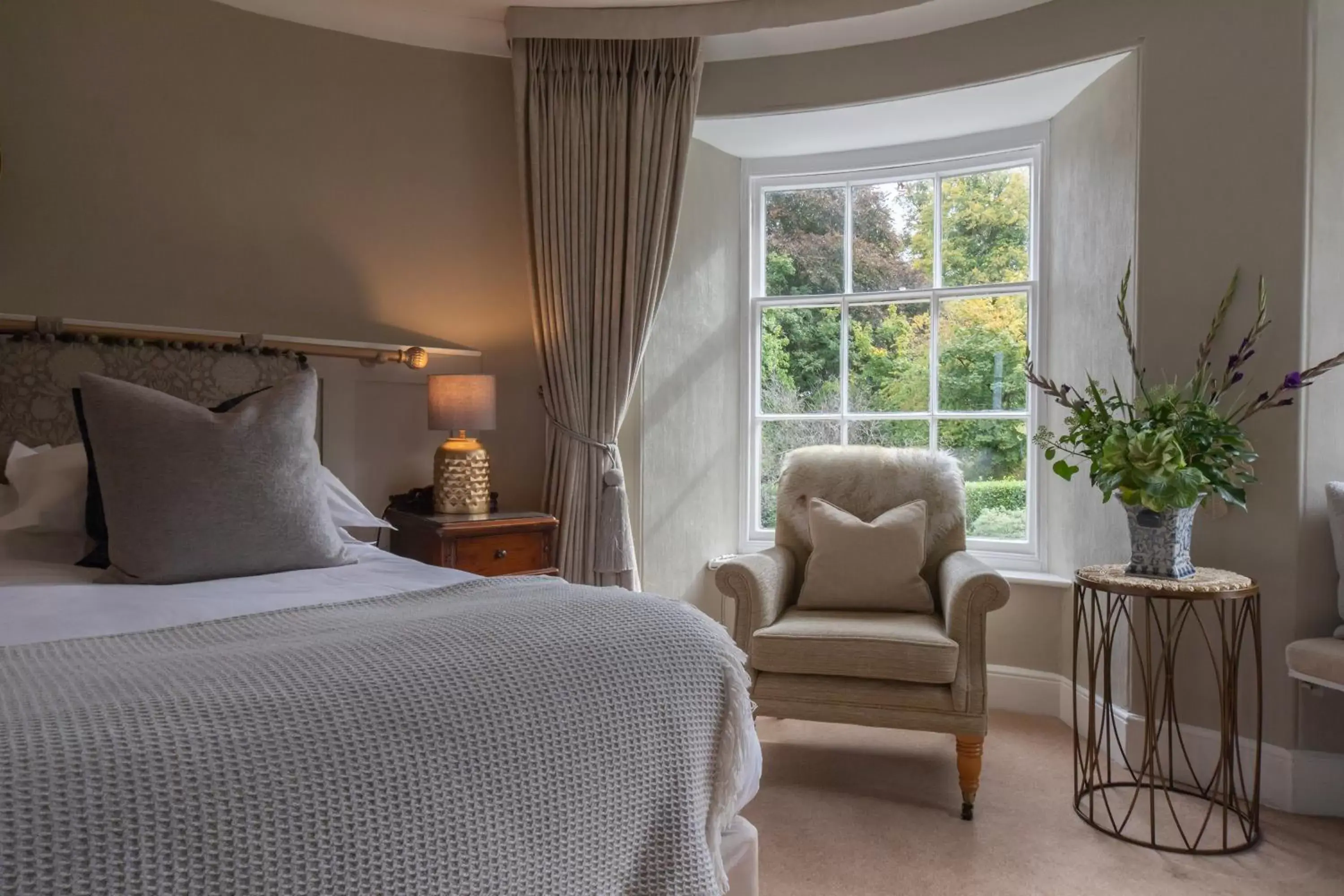 Bedroom in Burleigh Court Hotel