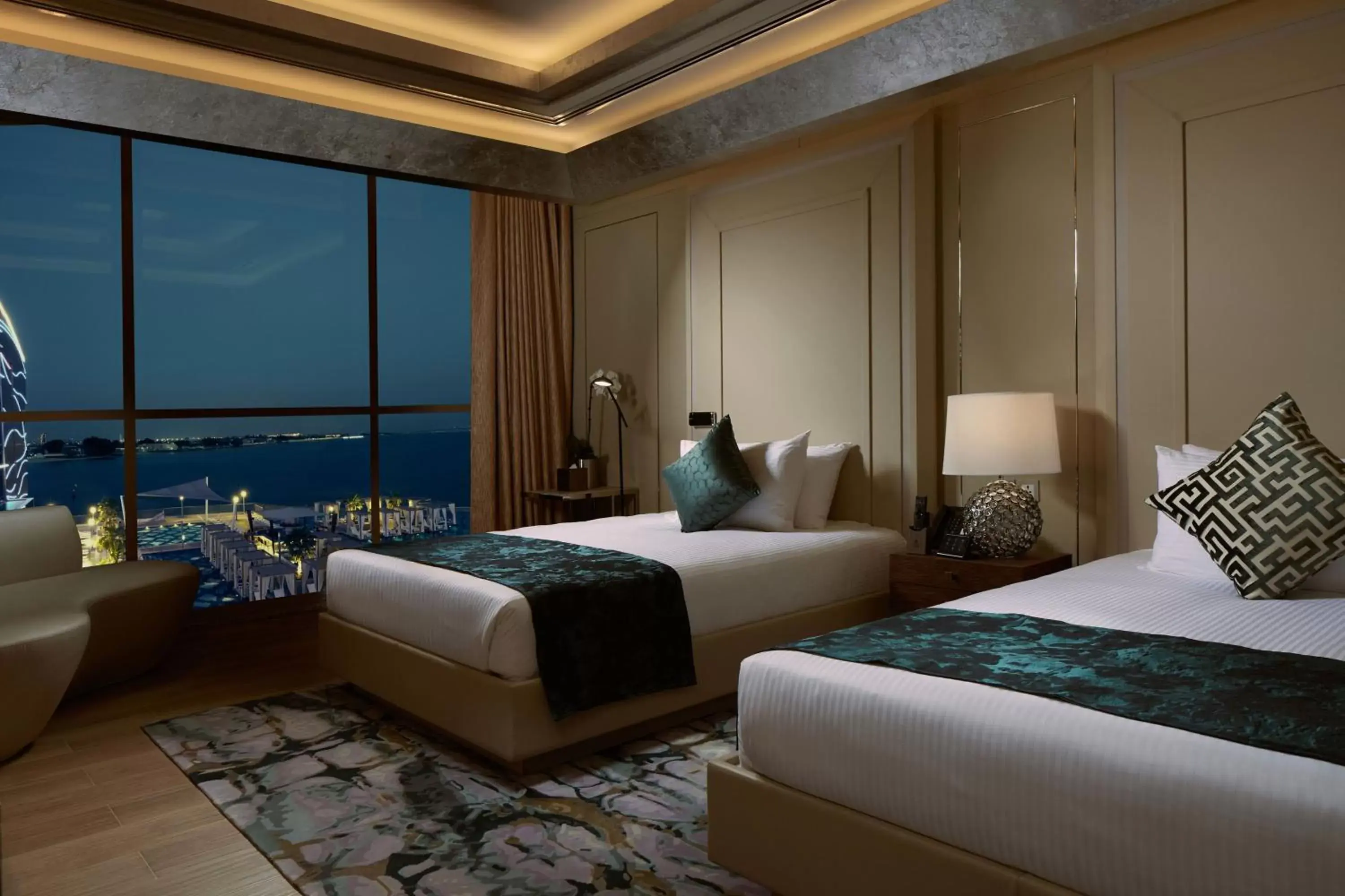 Bed in Royal M Hotel & Resort Abu Dhabi