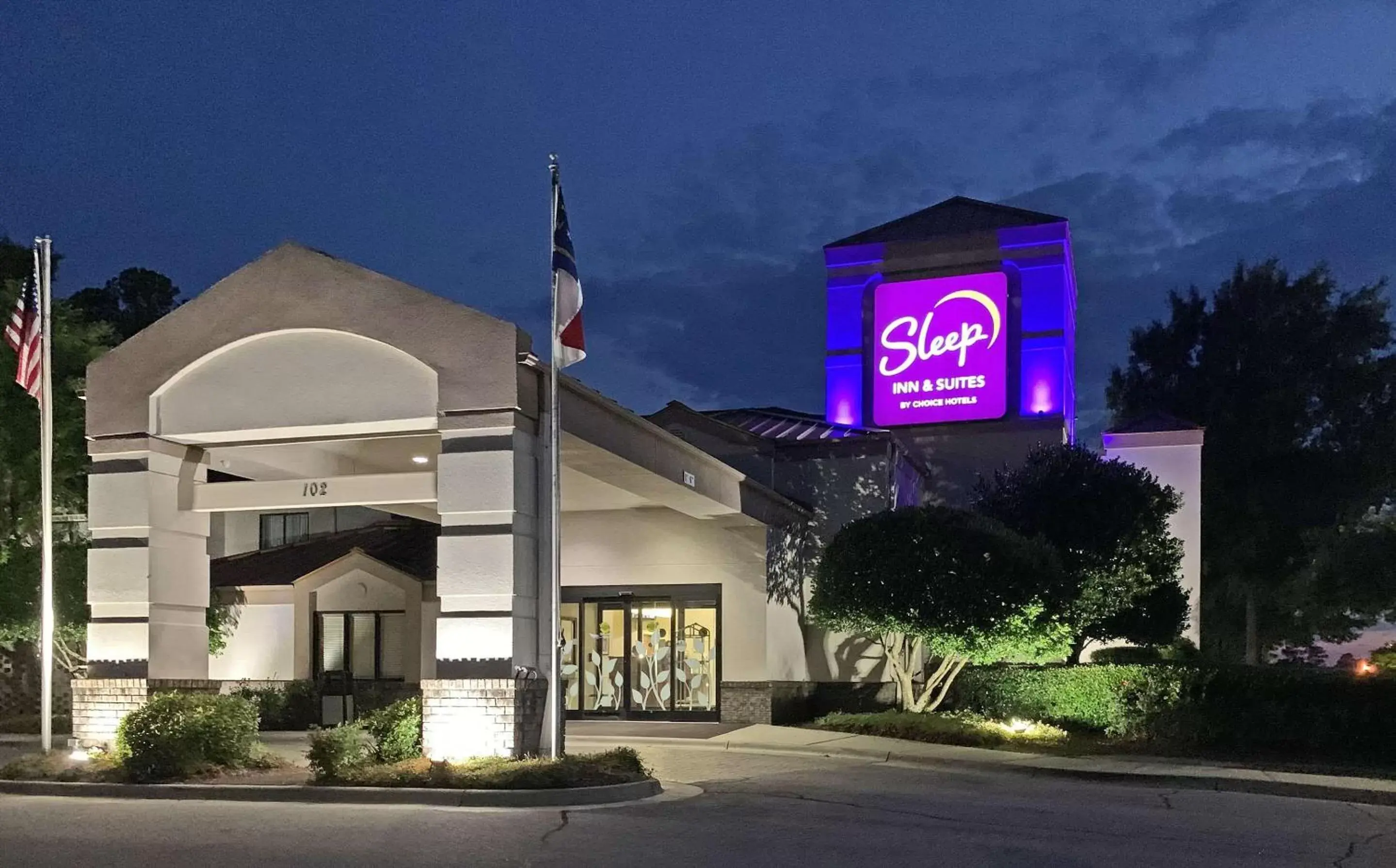 Property Building in Sleep Inn & Suites Spring Lake - Fayetteville Near Fort Liberty