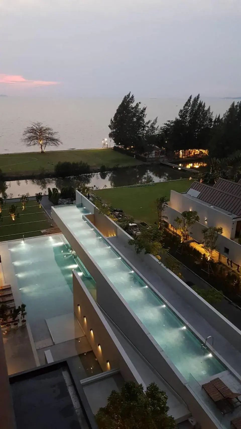 Balcony/Terrace, Pool View in Ana Anan Resort & Villas Pattaya