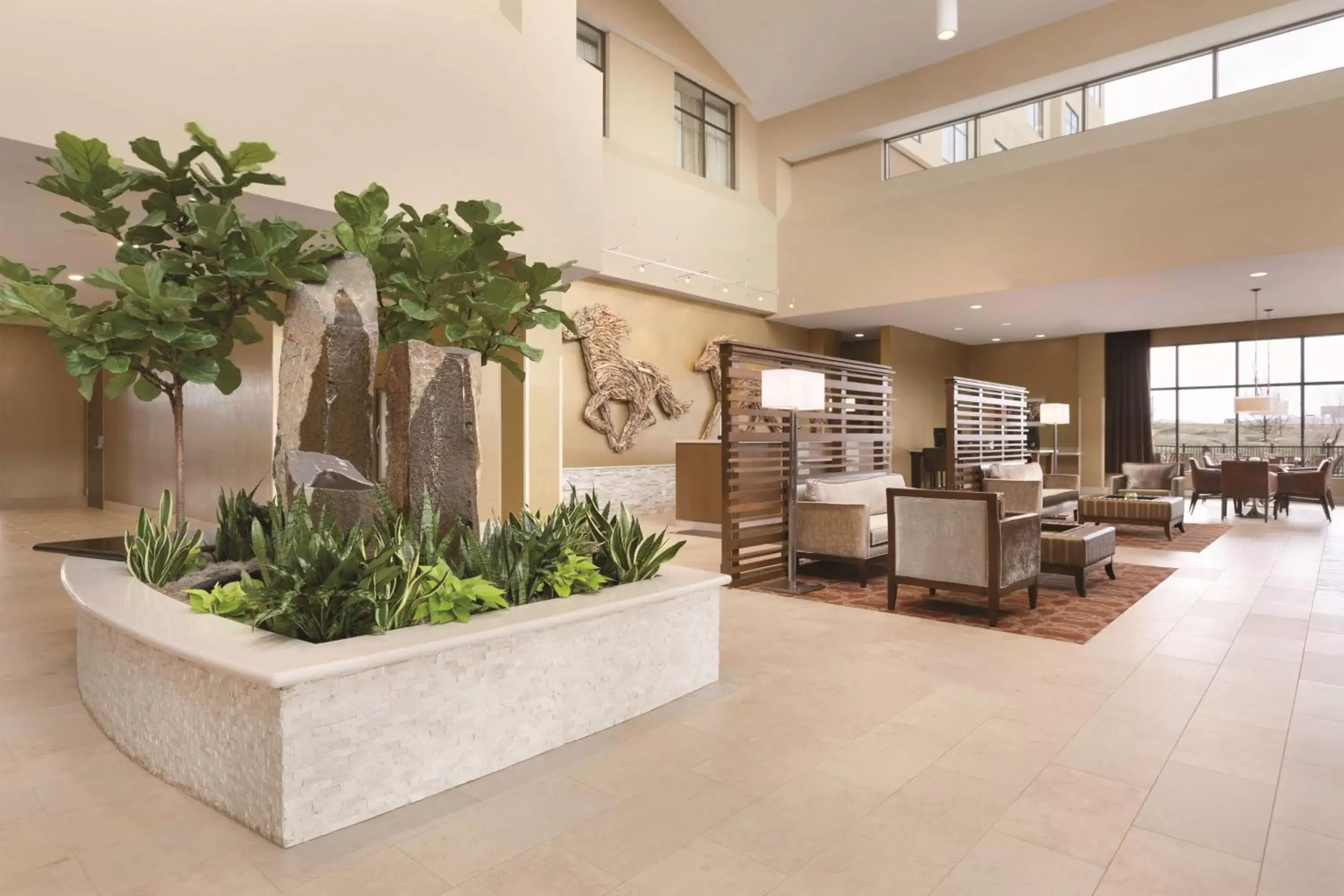 Lobby or reception in Embassy Suites by Hilton Akron Canton Airport Lobby or reception in Embassy Suites by Hilton Akron Canton Airport