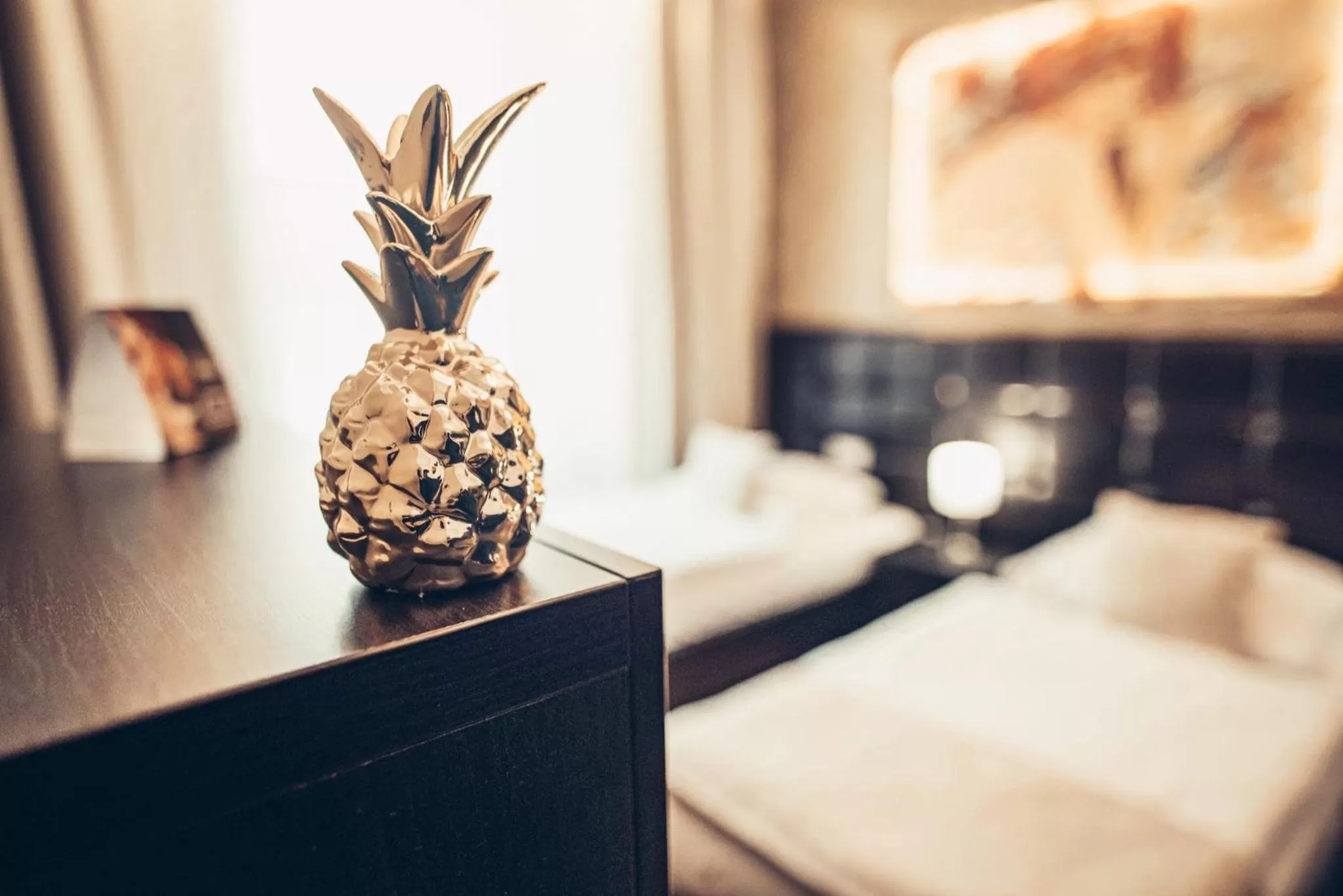 Decorative detail, Bed in Alfons Boutique Hotel