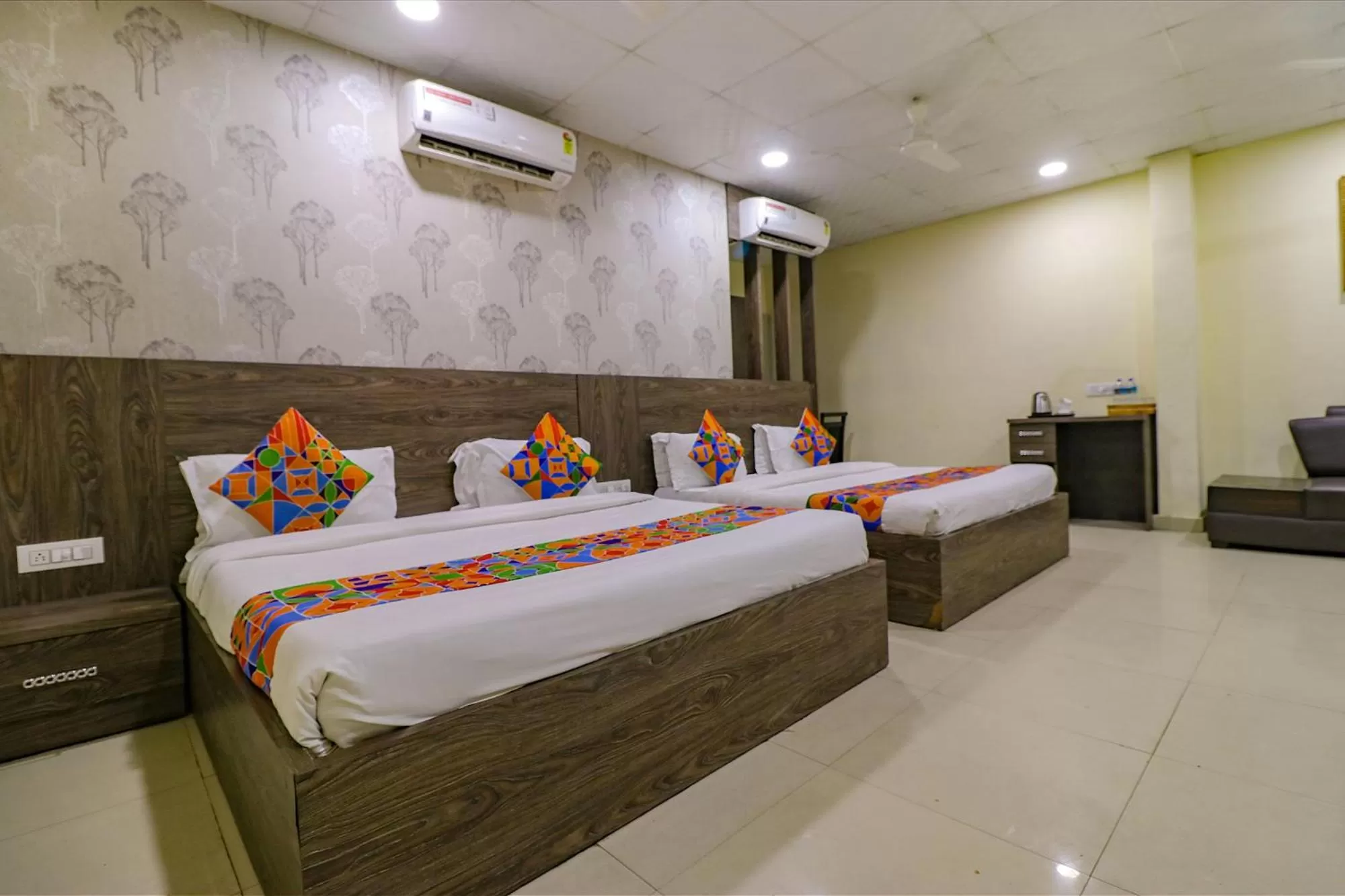 Photo of the whole room, Bed in FabHotel Heaven Agya Ludhiana