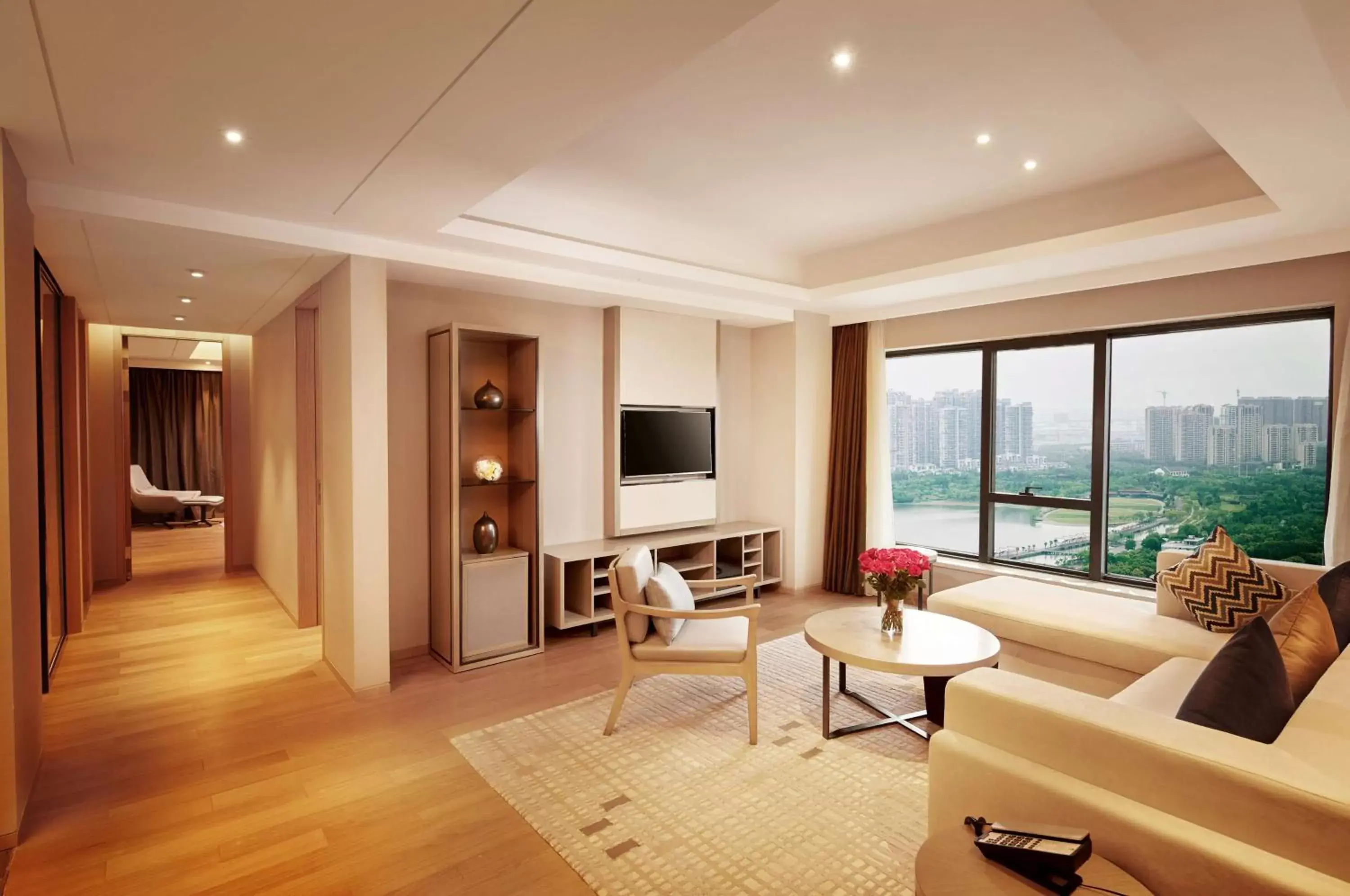 Bedroom, Seating Area in Hilton Suzhou