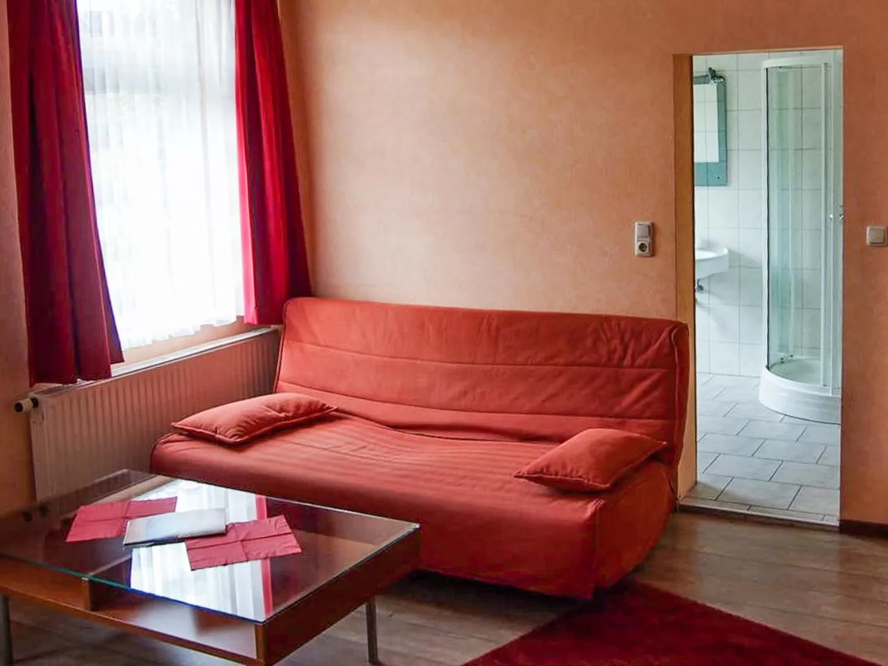 Shower in Pension Haus Saarland