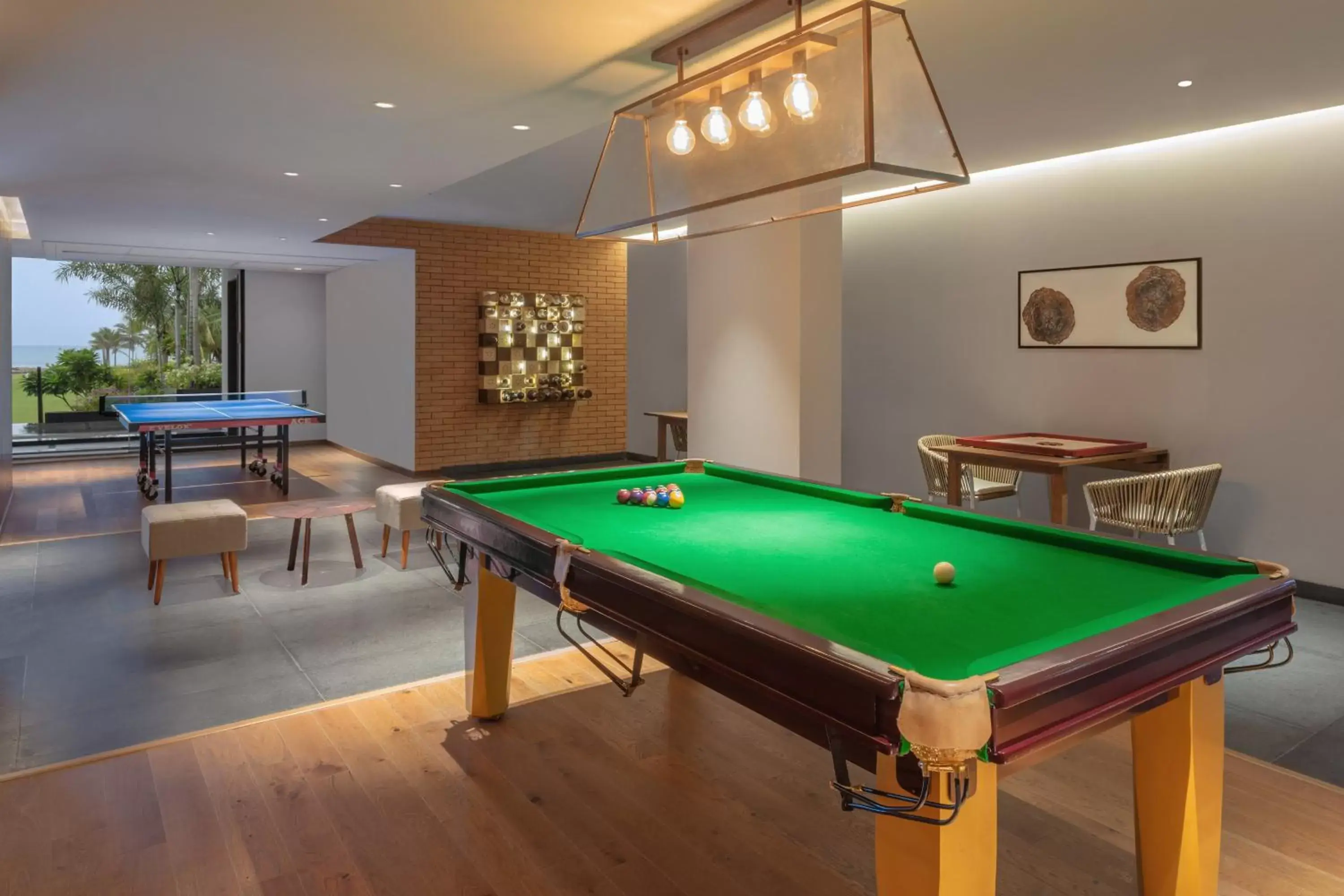 Lounge or bar, Billiards in Sheraton Grand Chennai Resort & Spa