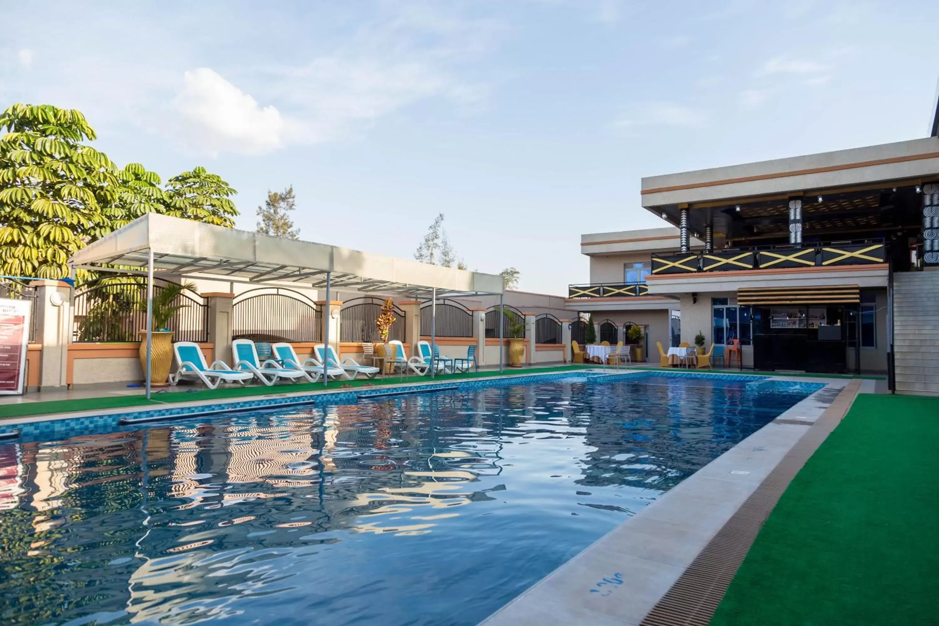 Property building, Swimming Pool in Olympic Hotel