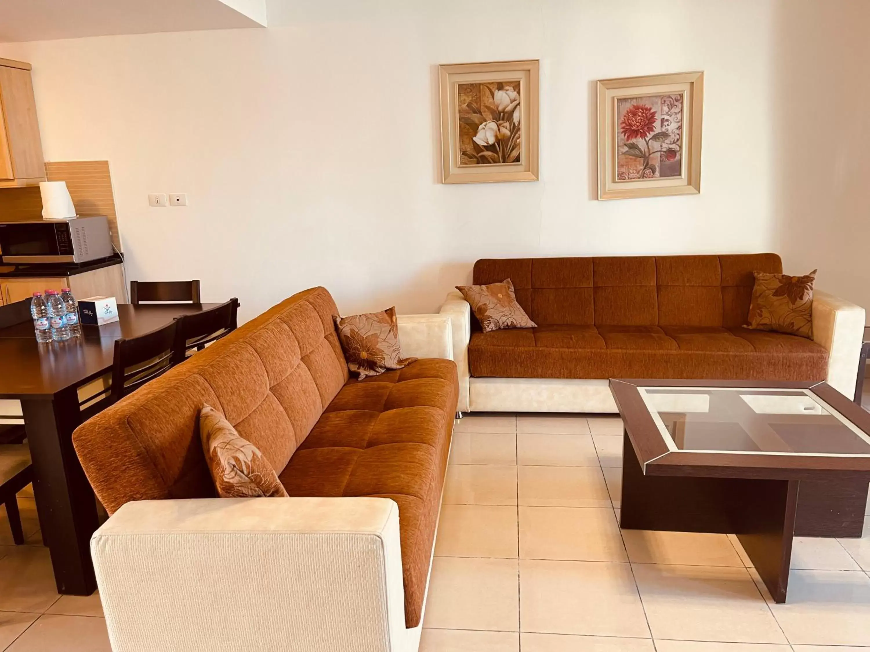 Living room, Seating Area in Tala Bay Residence