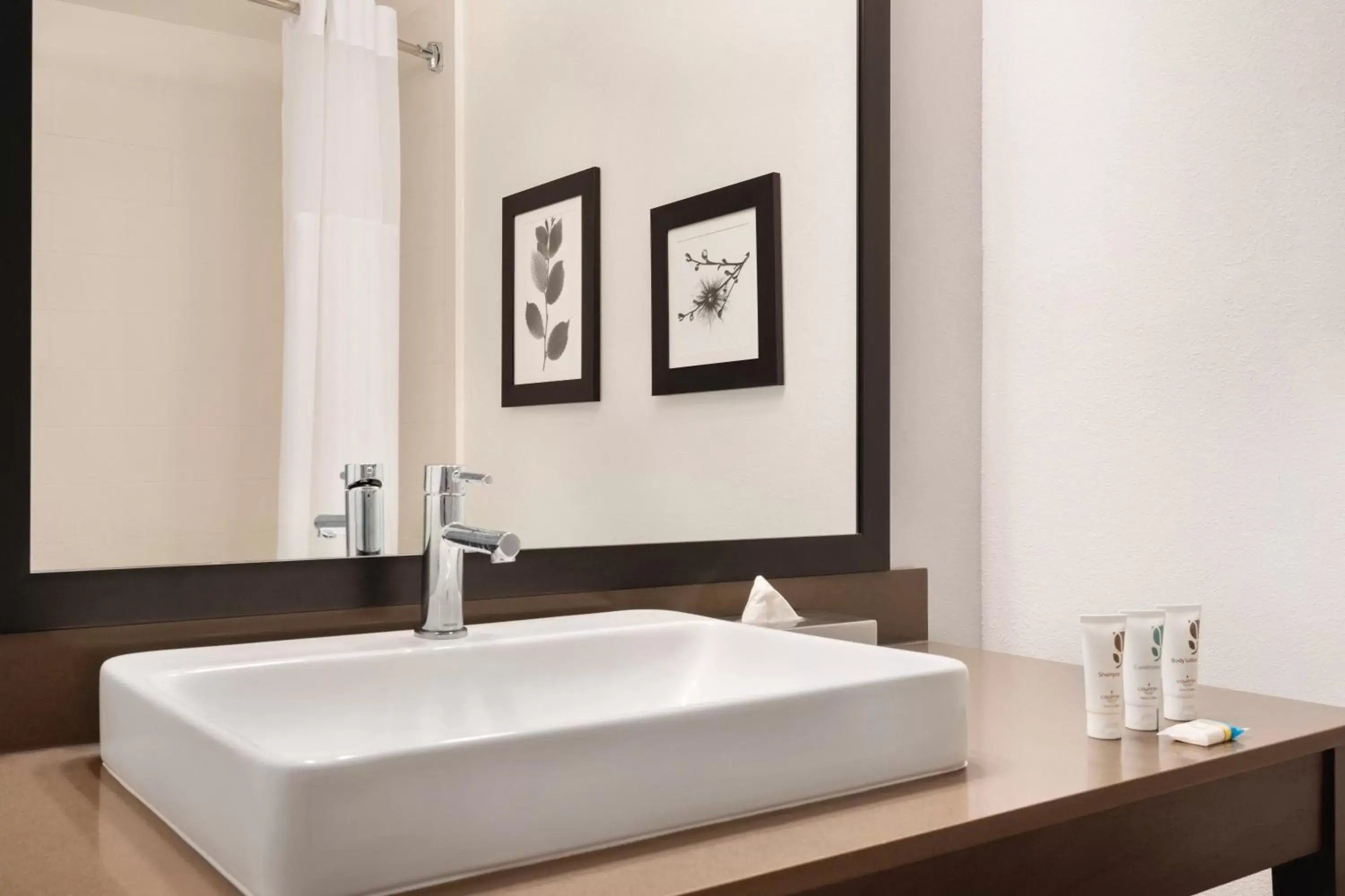 Bathroom, Bed in Country Inn & Suites by Radisson, Savannah Midtown, GA