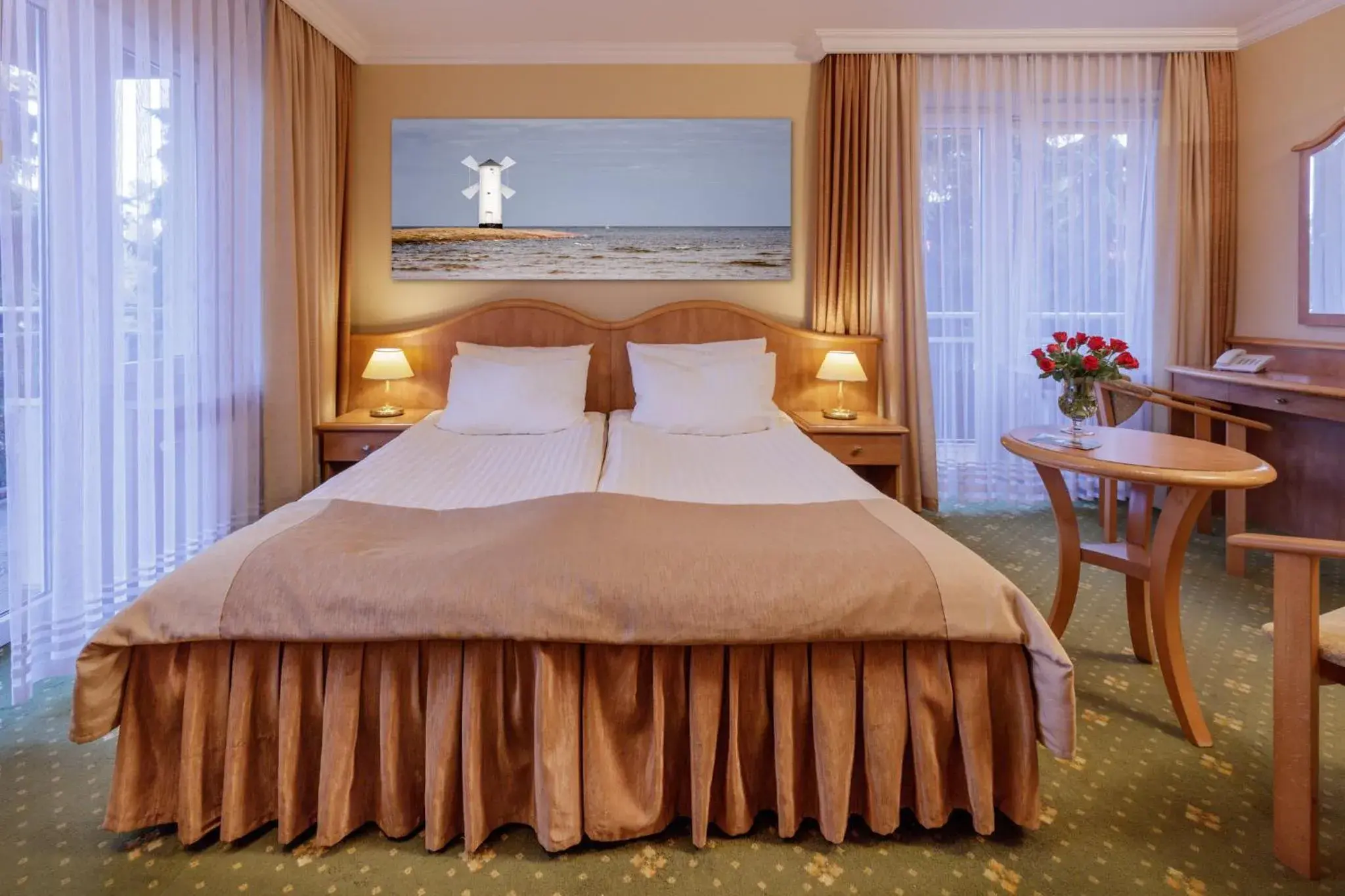 Bed in Hotel Polaris III