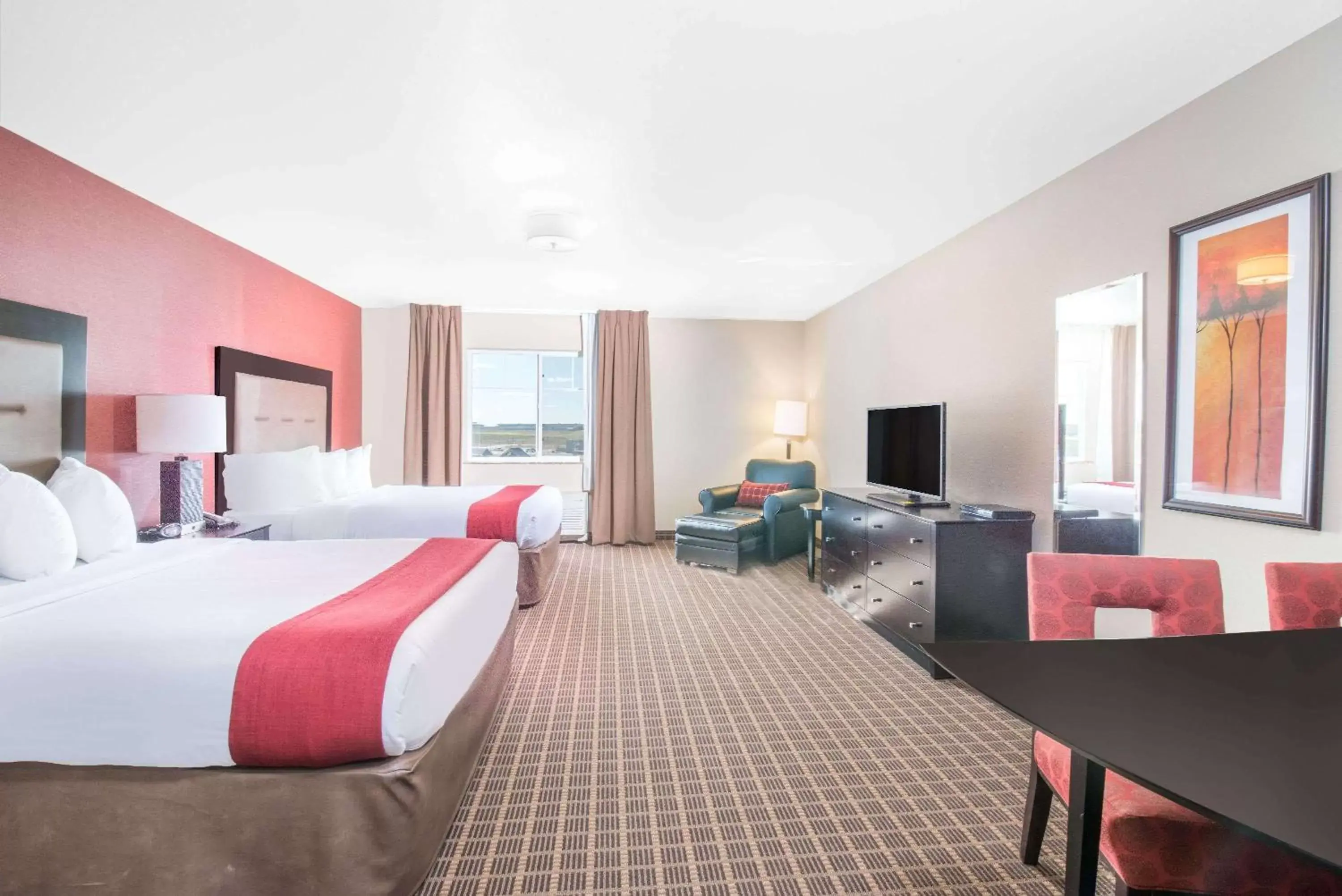 Photo of the whole room, Bed in Hawthorn Extended Stay by Wyndham Dickinson Photo of the whole room, Bed in Hawthorn Extended Stay by Wyndham Dickinson