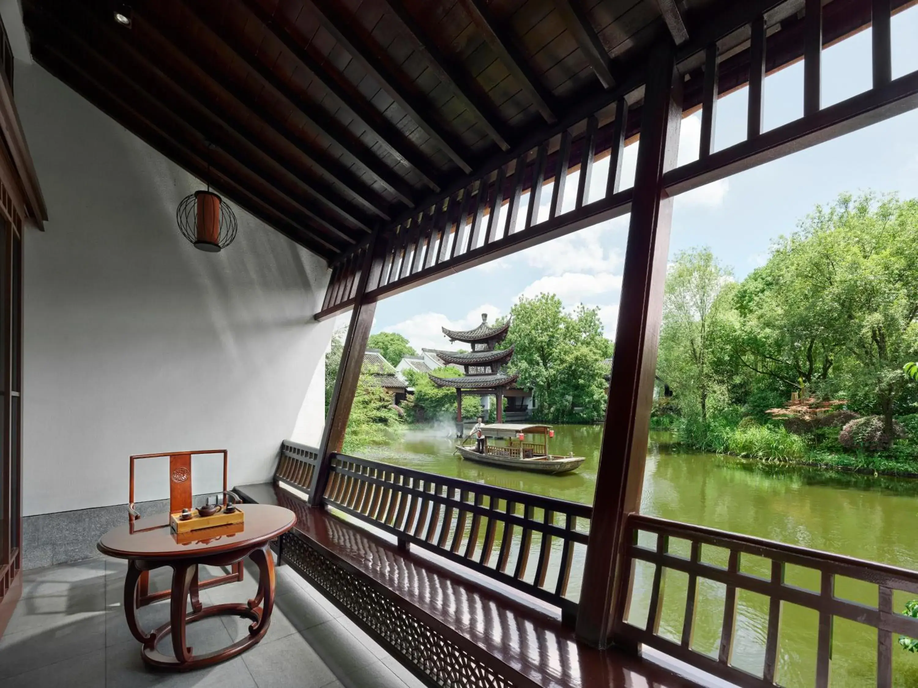 Balcony/Terrace in Banyan Tree Hangzhou