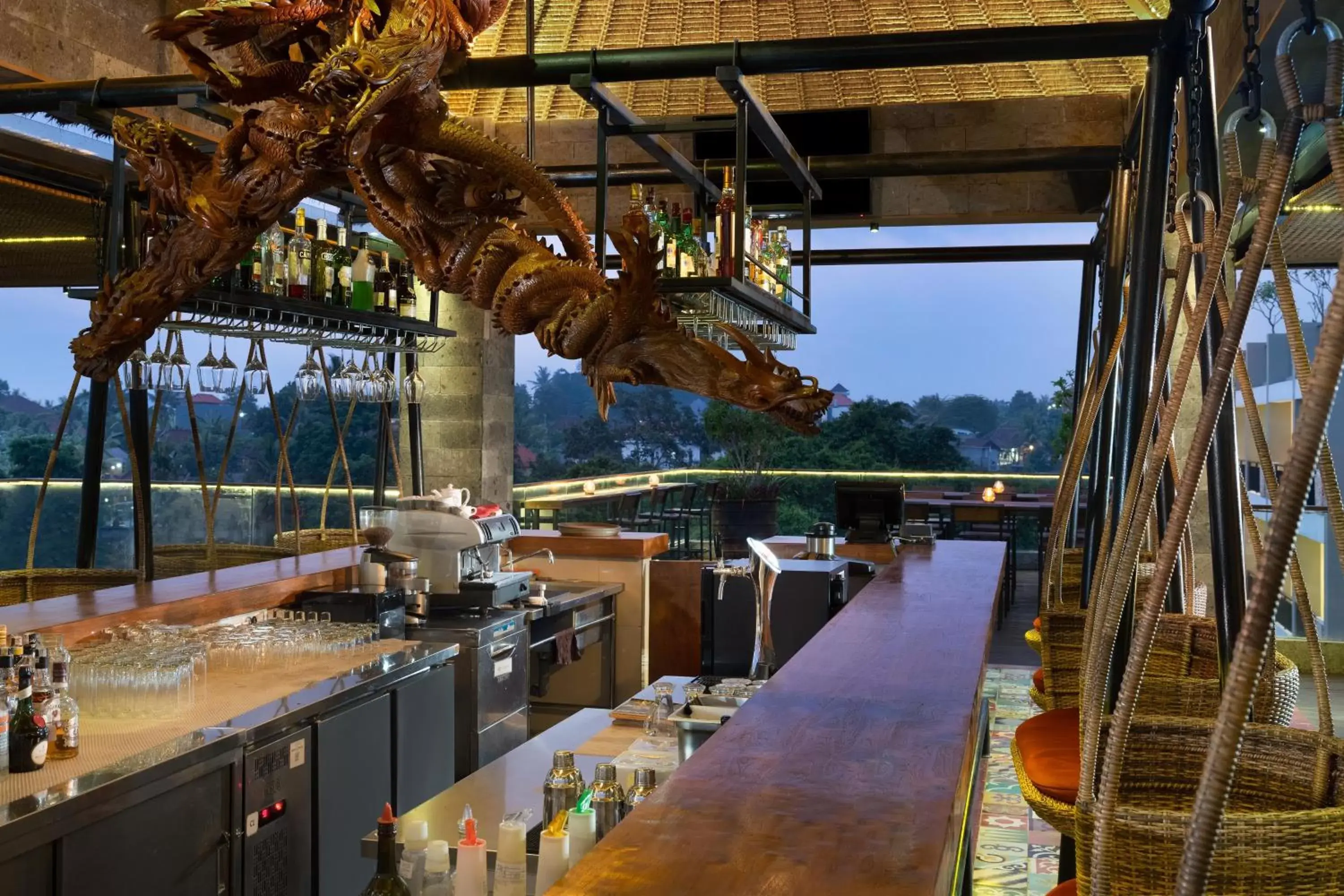 Lounge or bar, Restaurant/Places to Eat in Sthala, A Tribute Portfolio Hotel, Ubud Bali