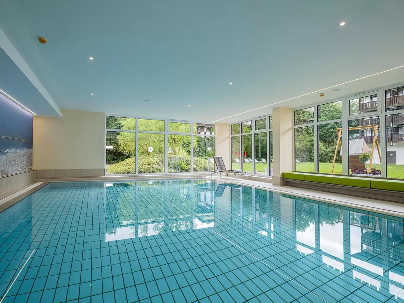 Swimming Pool in Johannesbad Hotel Königshof