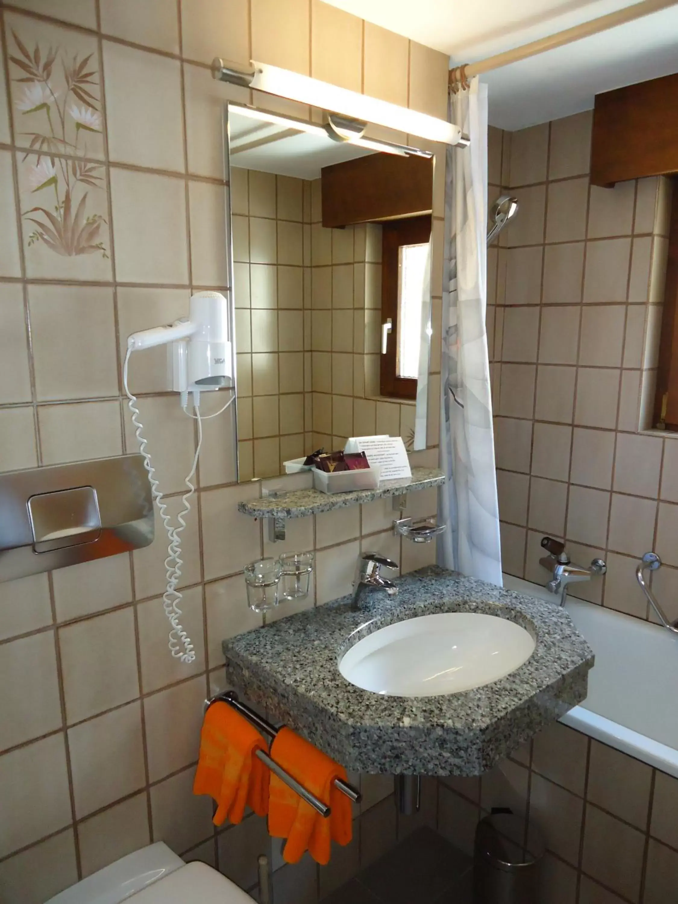 Bathroom in Hotel Monte-Moro