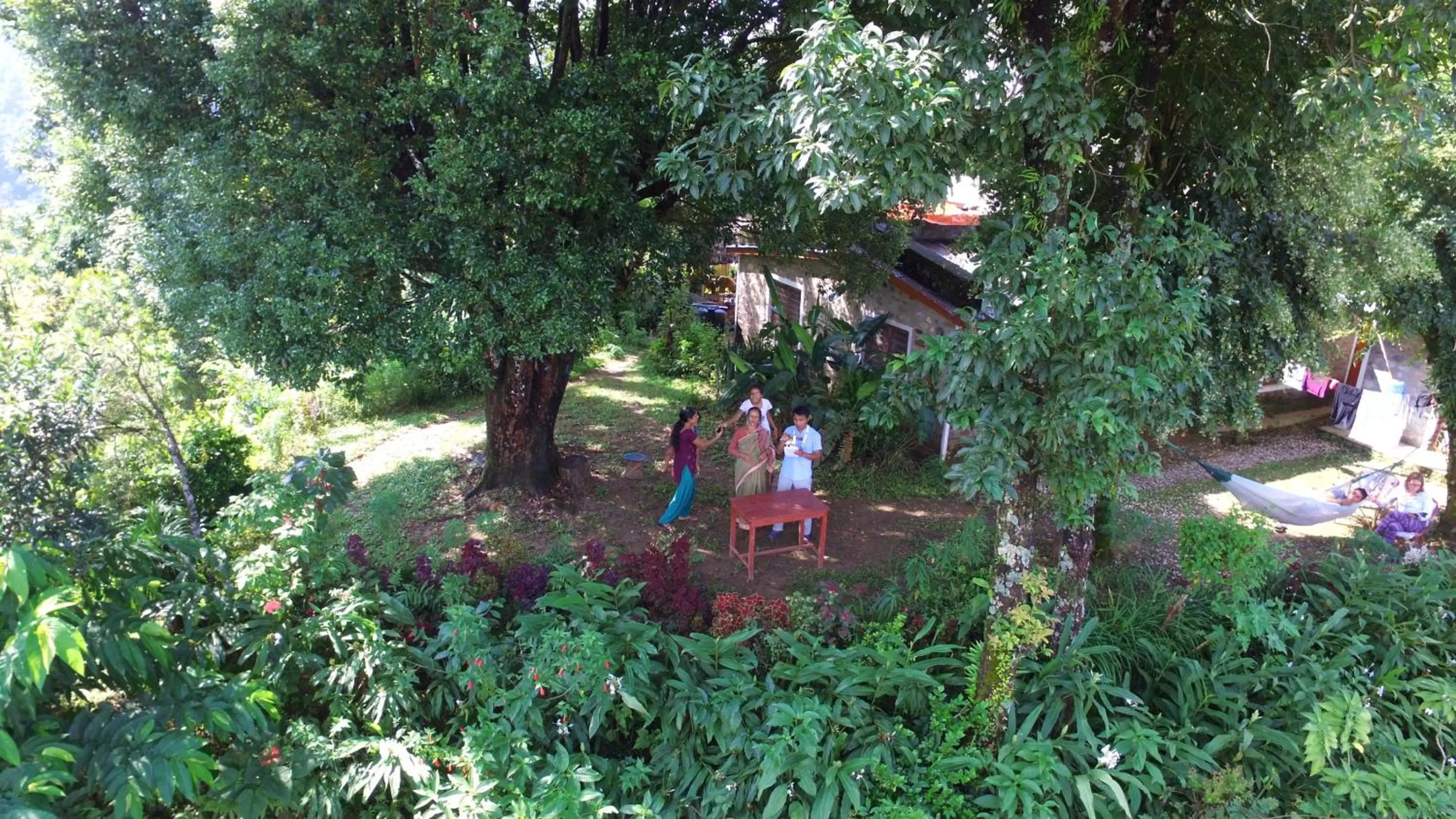 Guests in Dinesh House