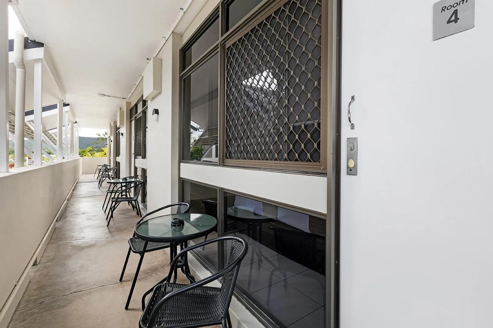 Patio in Reef Gateway Hotel