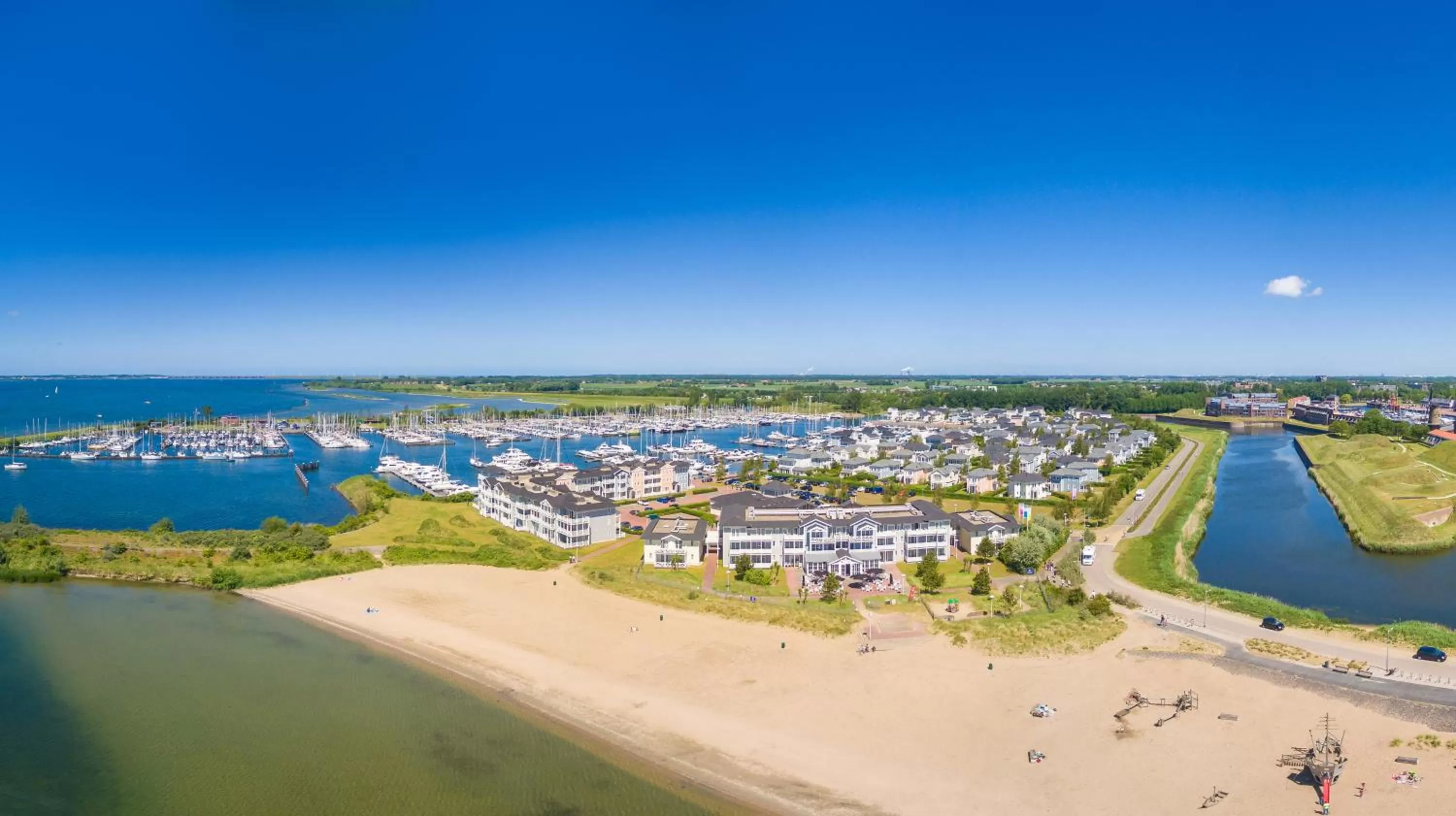 Bird's eye view in Beachhotel Cape Helius