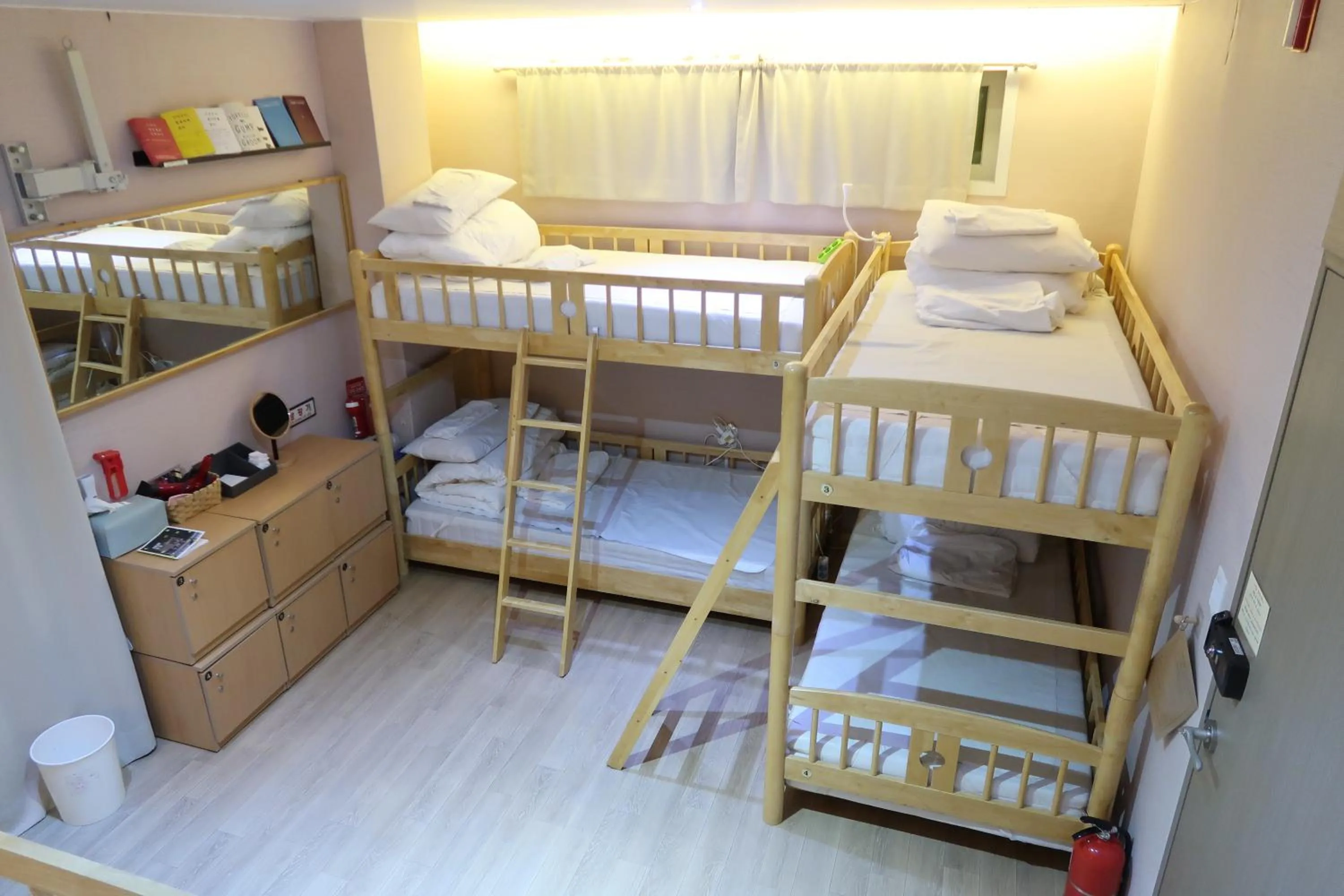 Bed in Andong Poong-gyung HOSTEL n LIBRARY