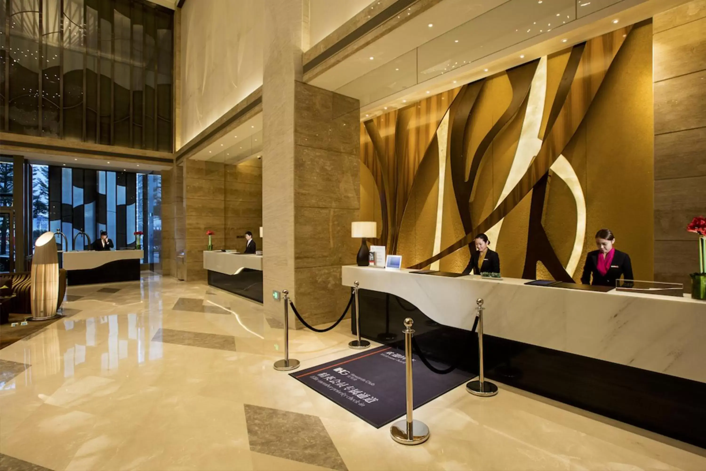 Property building, Lobby/Reception in Crowne Plaza Fuzhou Riverside, an IHG Hotel