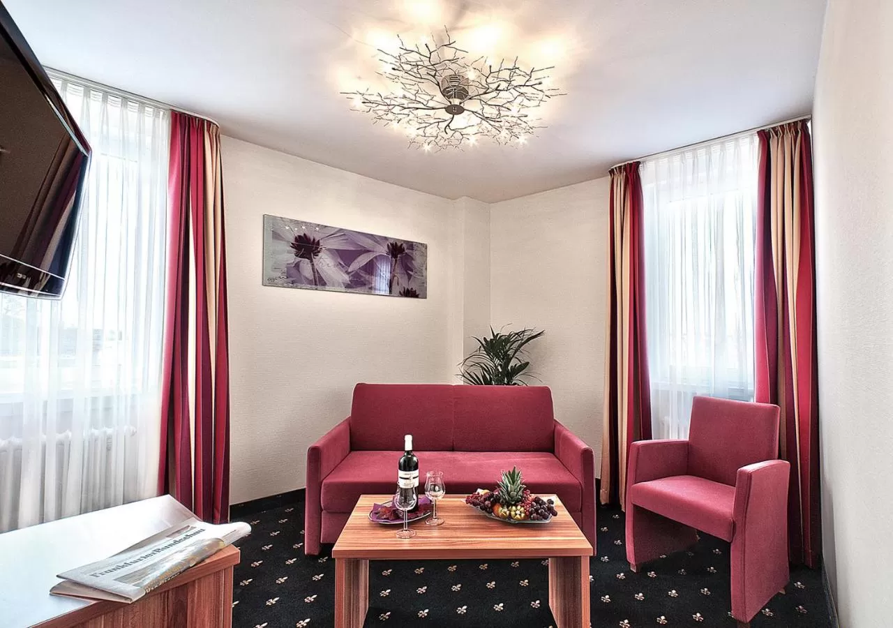 Seating area in Hotel Panorama