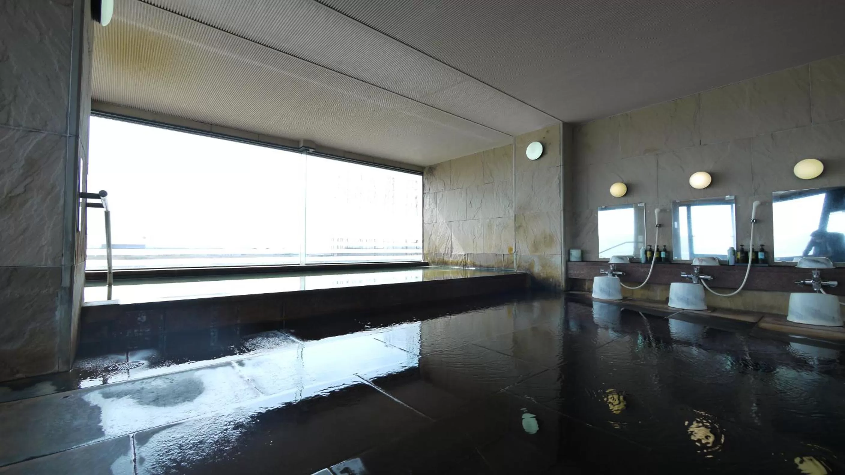 Hot Spring Bath in Route Inn Grantia Komatsu Airport