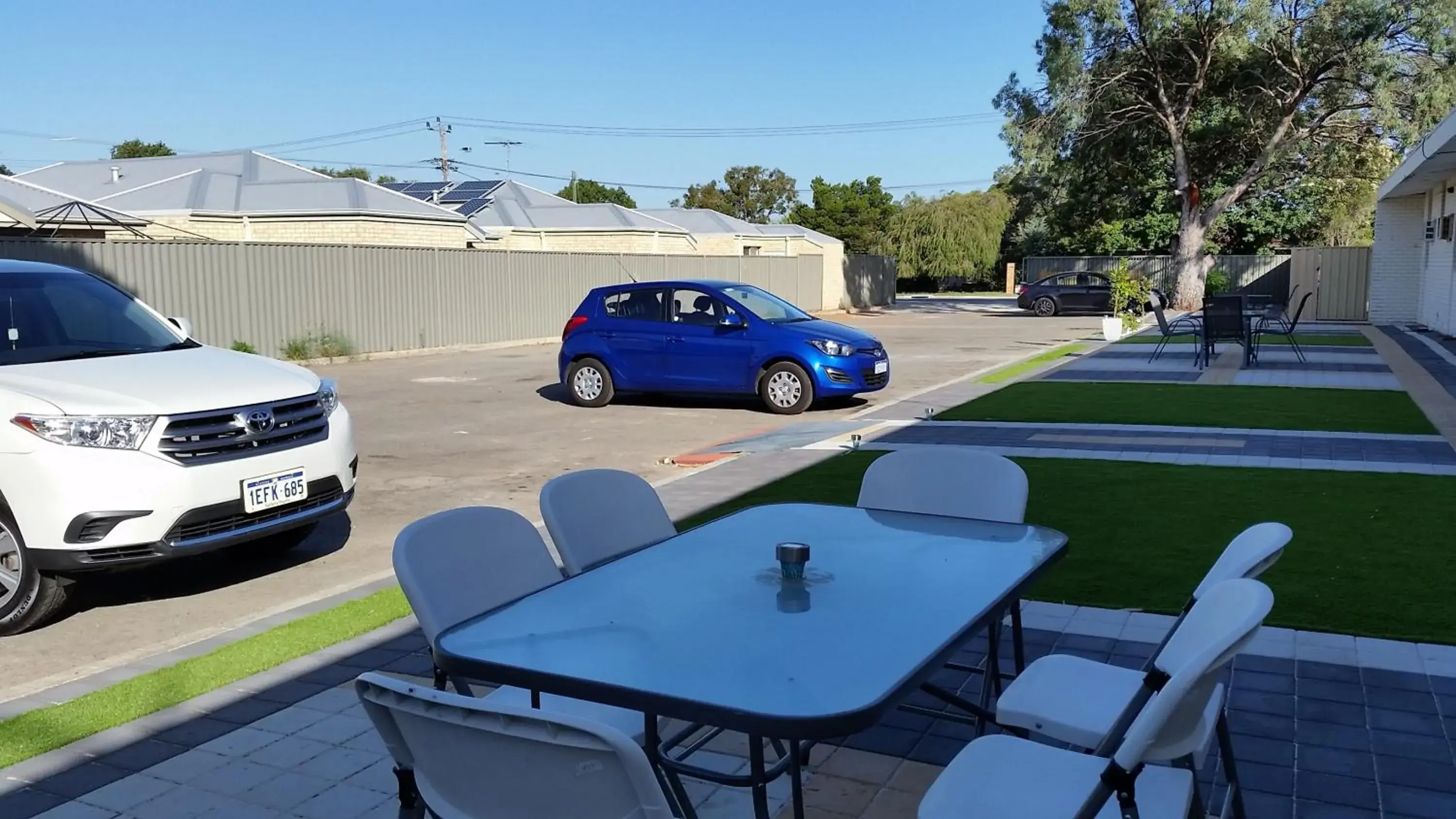 Patio in Perth City Motel