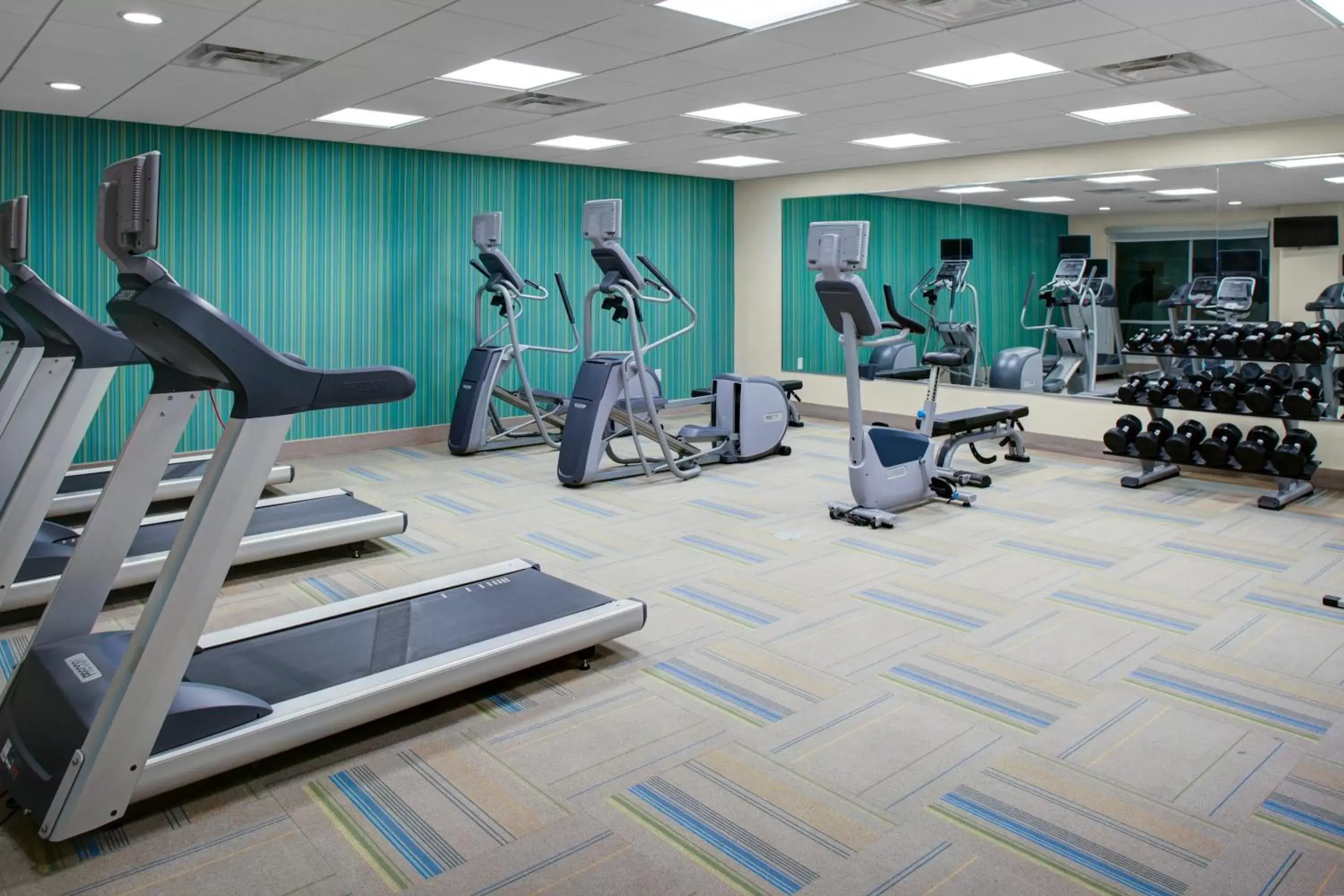 Spa and wellness centre/facilities, Fitness Center/Facilities in Holiday Inn Express & Suites - Houston NW - Cypress Grand Pky, an IHG Hotel