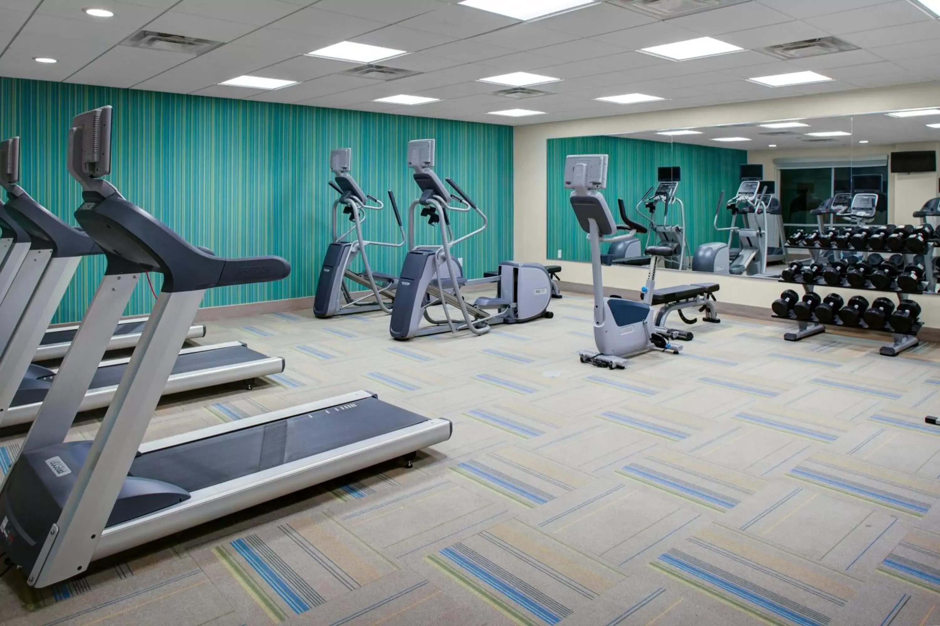 Fitness centre/facilities in Holiday Inn Express & Suites - Houston NW - Cypress Grand Pky by IHG Fitness centre/facilities in Holiday Inn Express & Suites - Houston NW - Cypress Grand Pky by IHG