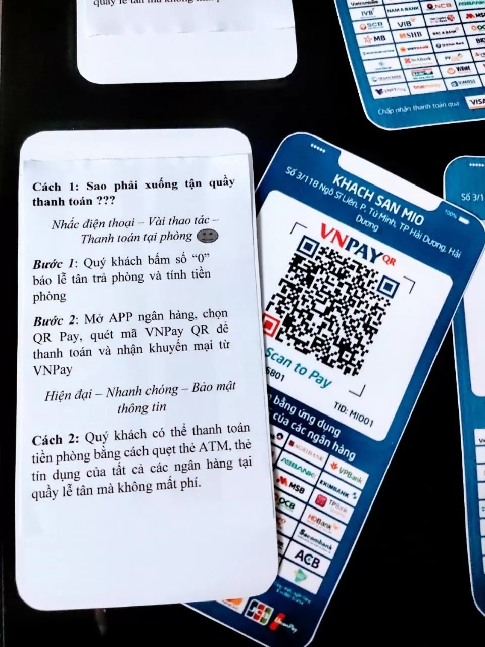 Logo/Certificate/Sign in Mio Hotel