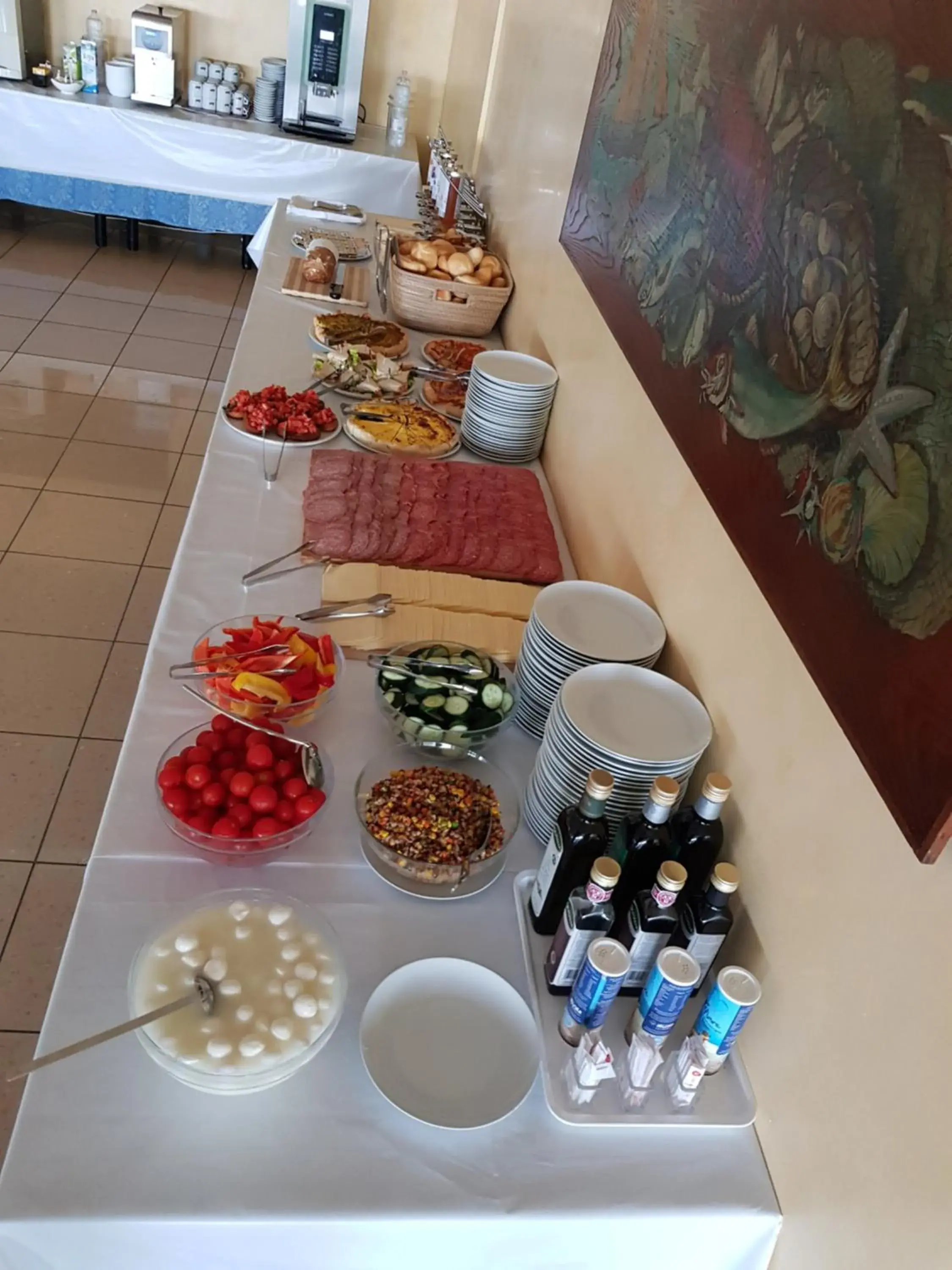 Buffet breakfast in Attianese Hotel Restaurant