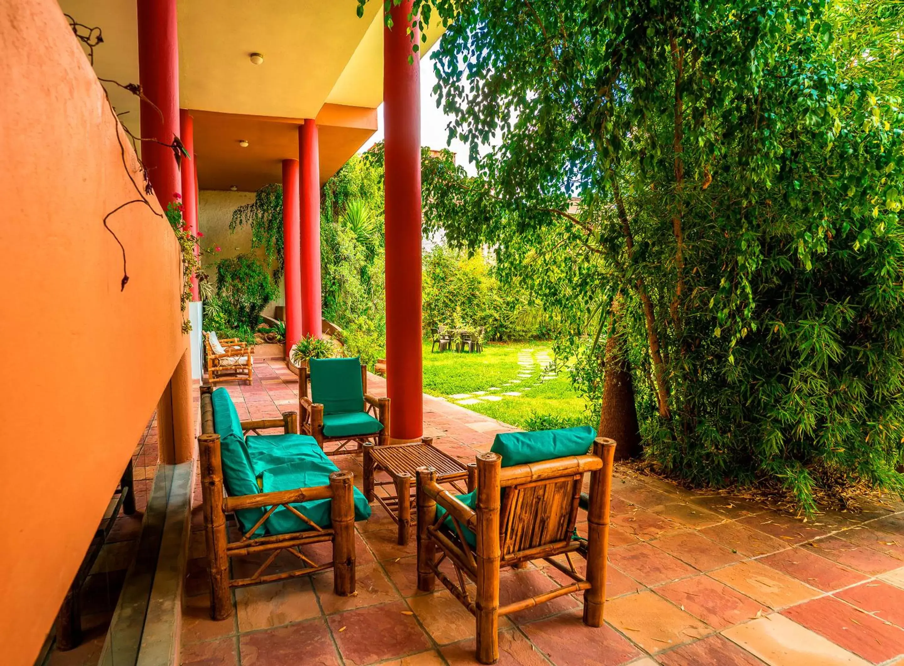 Garden in Hotel Villa Antigua