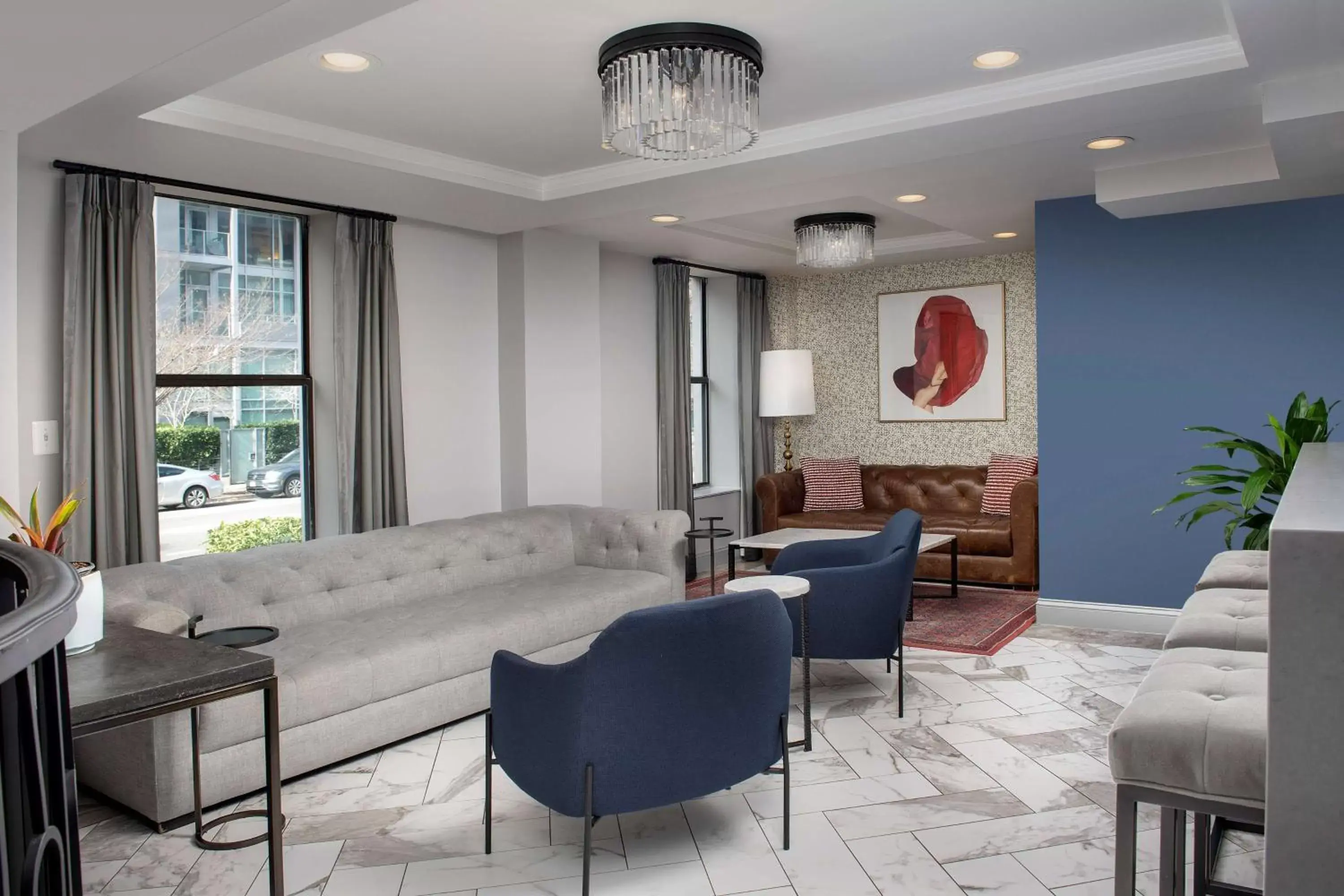 Lobby or reception in West End Washington DC, Tapestry Collection by Hilton Lobby or reception in West End Washington DC, Tapestry Collection by Hilton