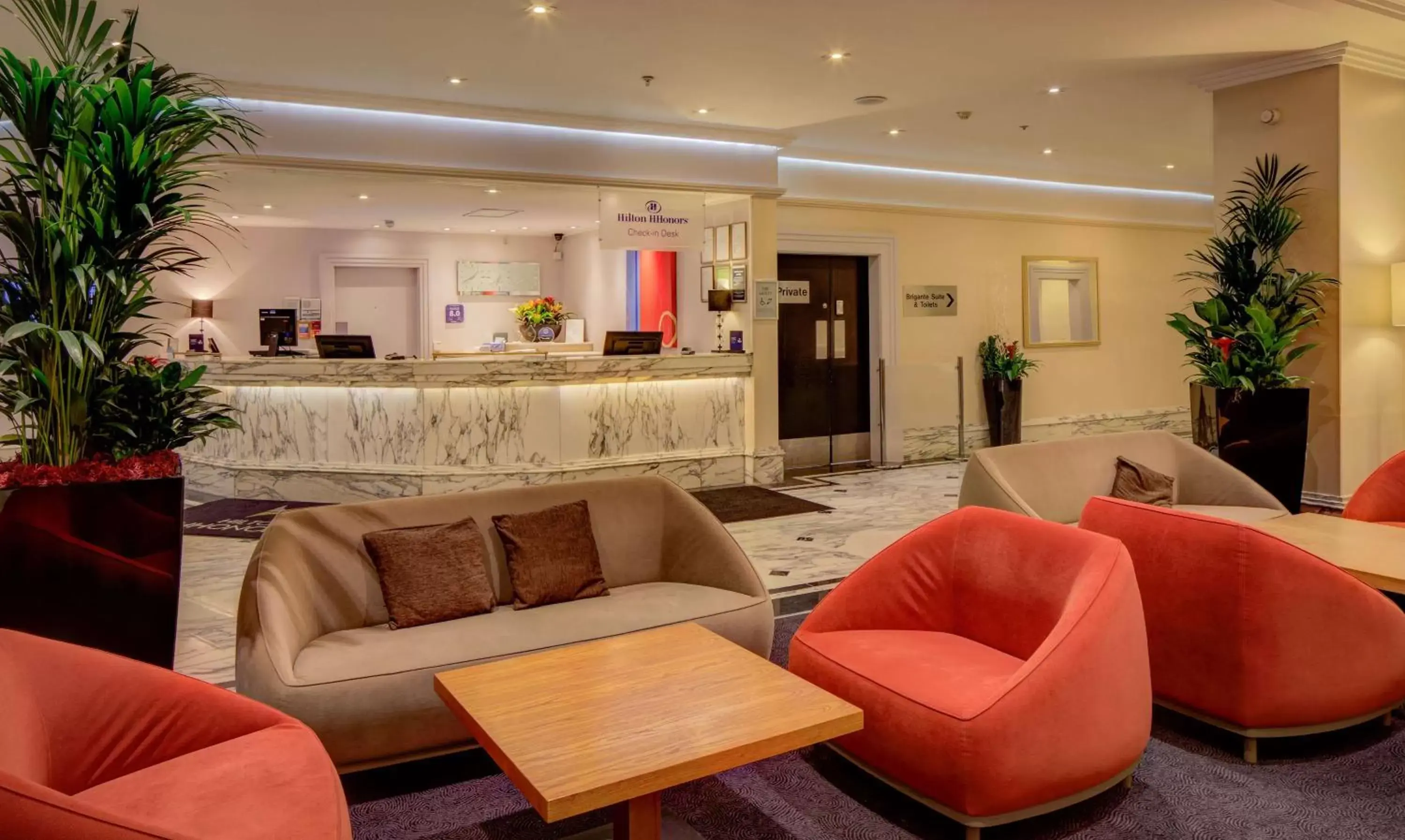 Lobby or reception, Lobby/Reception in Hilton Leeds City