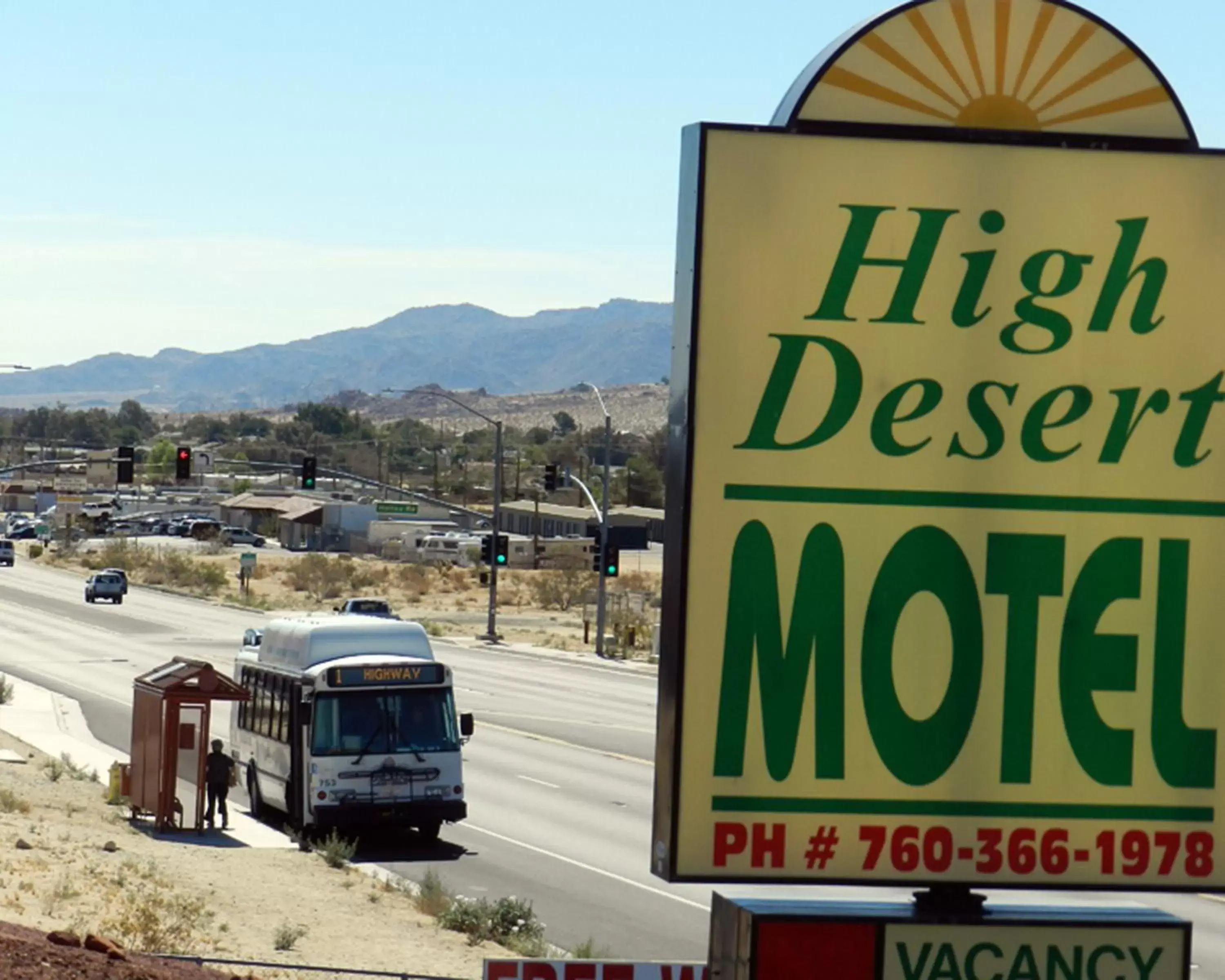 Area and facilities in High Desert Motel Joshua Tree National Park