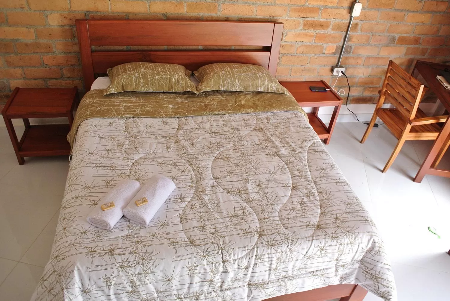 Bed in Hotel Kasama