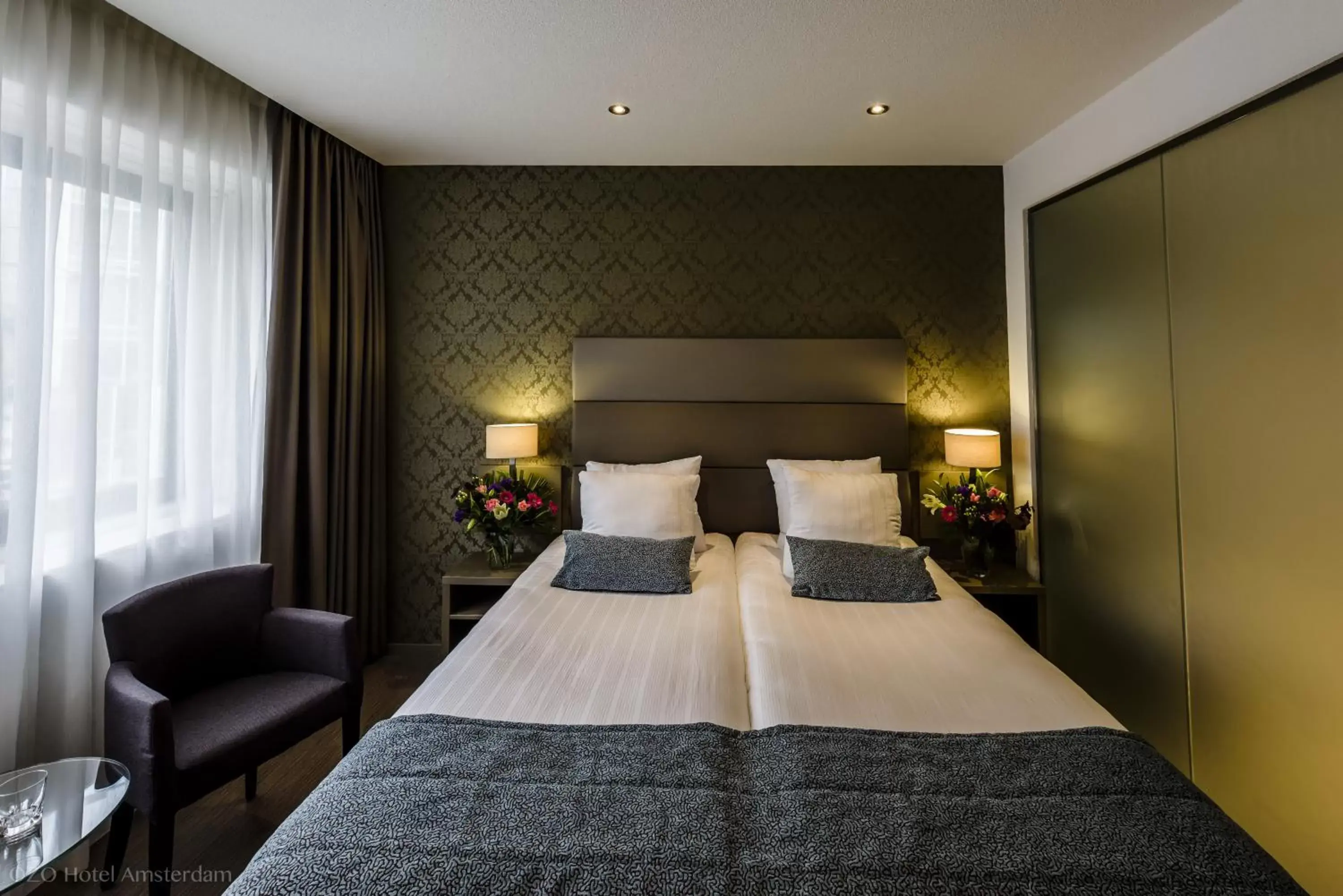 Bed in OZO Hotels Arena Amsterdam