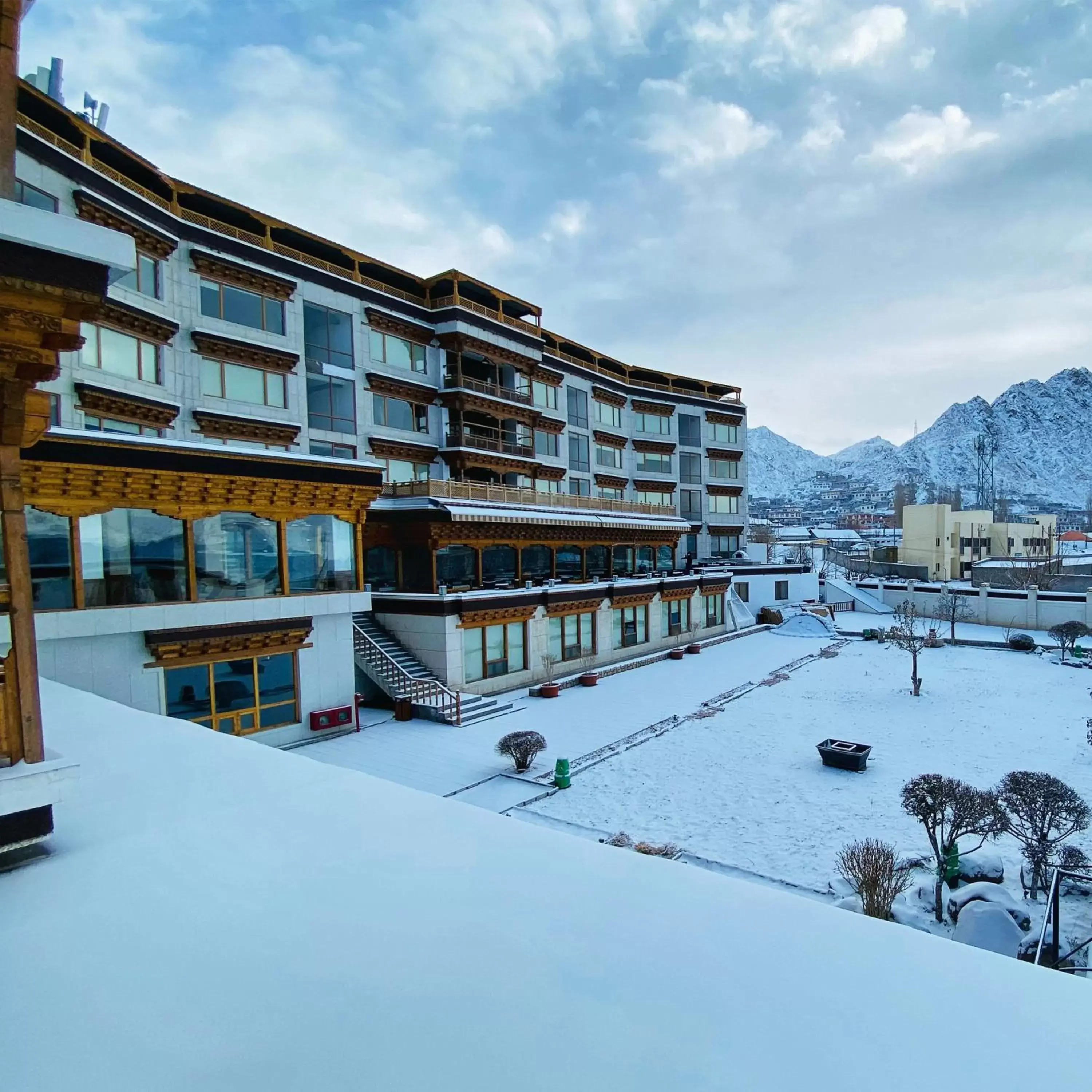 Property building, Winter in The Grand Dragon Ladakh