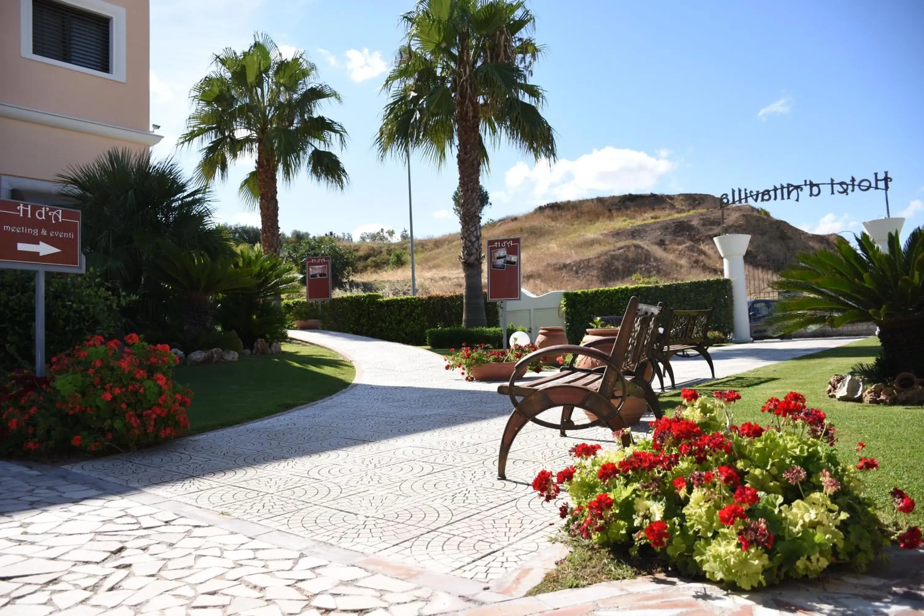 Garden in Hotel d'Altavilla