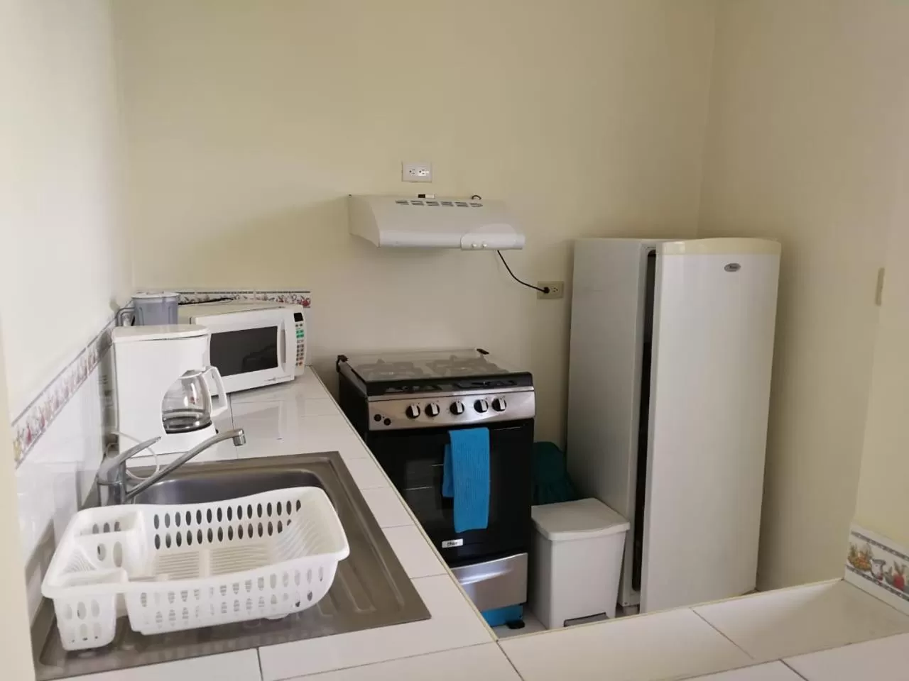 Kitchen or kitchenette in Hotel Villa Serena San Benito