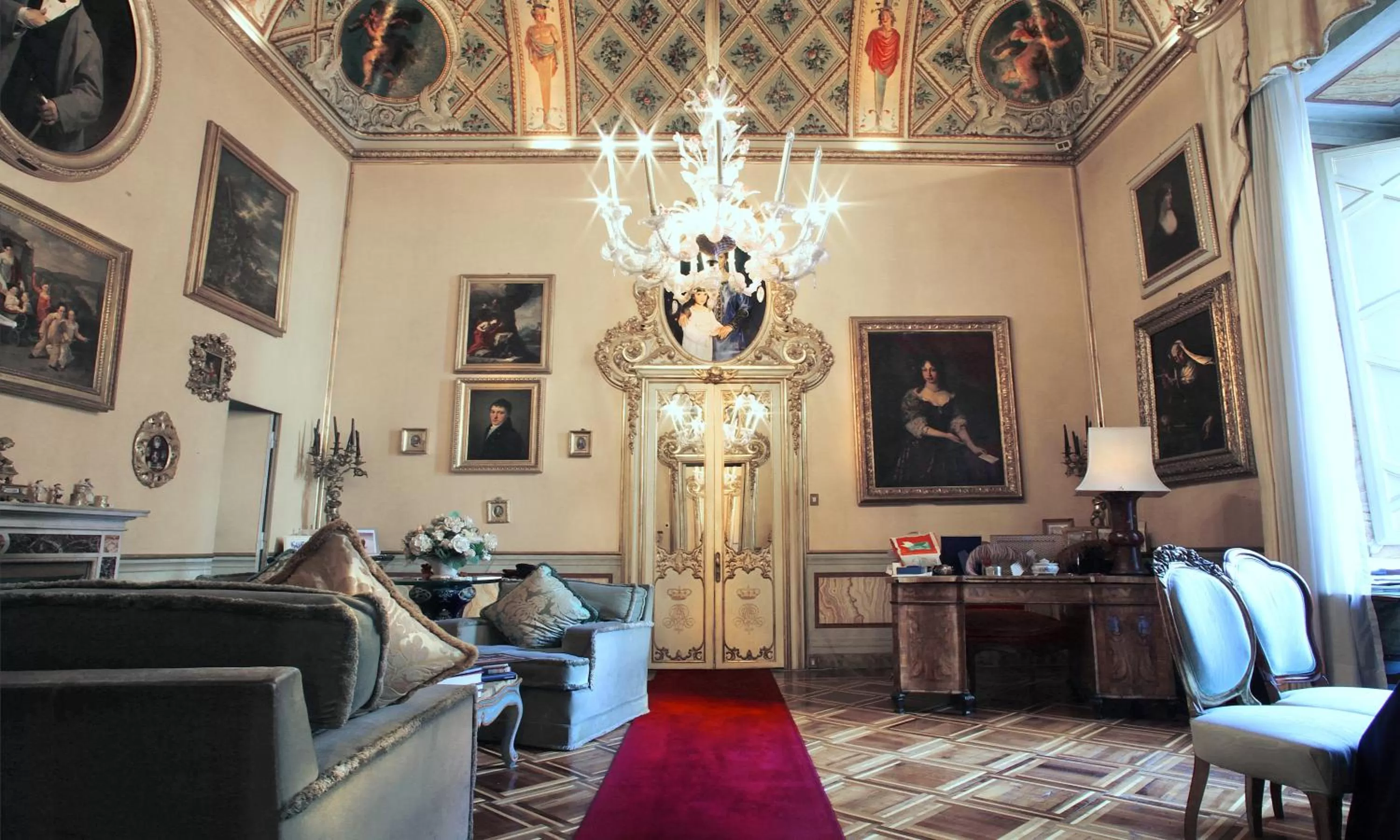 Living room in Residenza Ruspoli Bonaparte