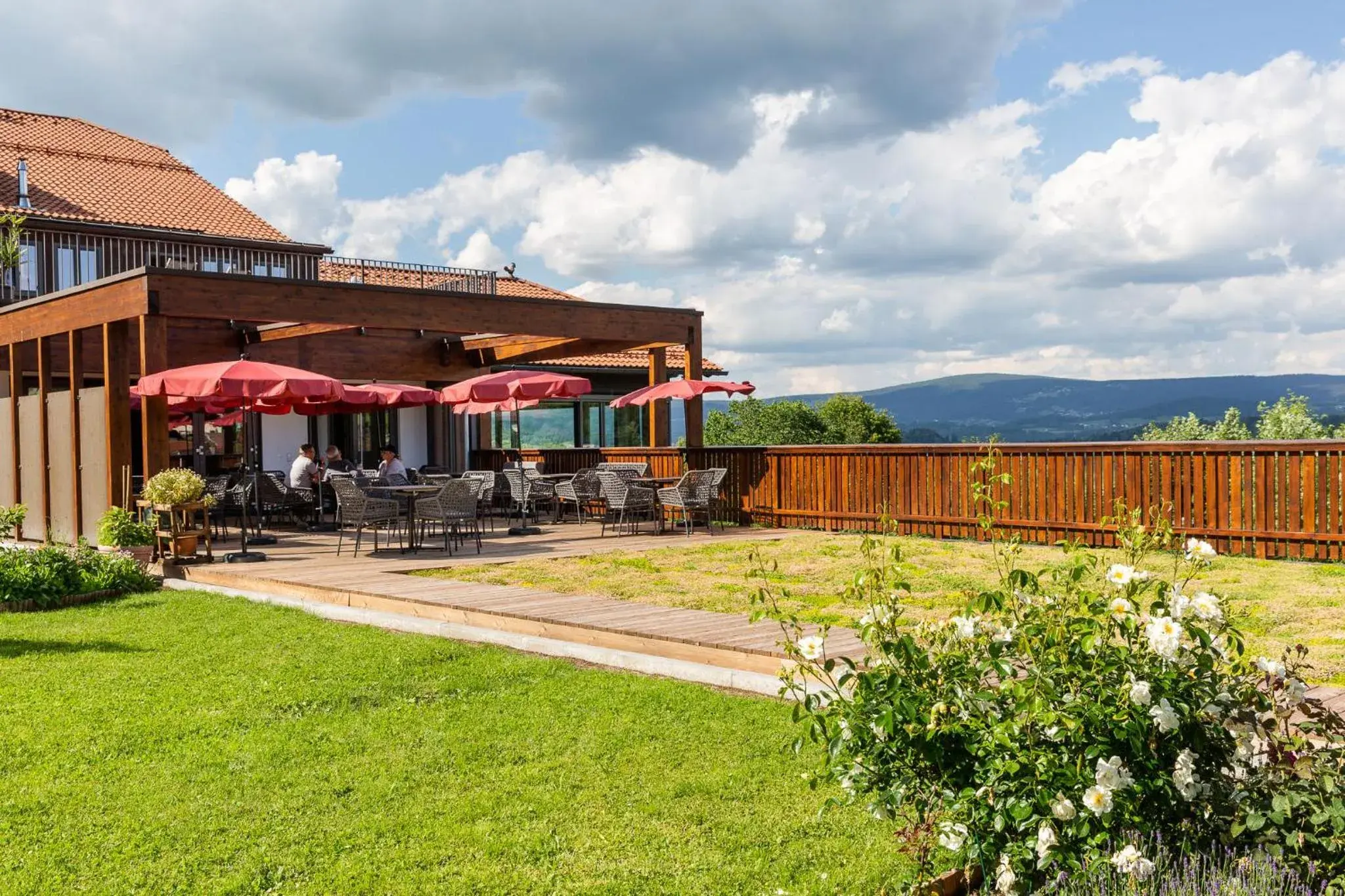 Balcony/Terrace, Property Building in Landhotel Gottinger