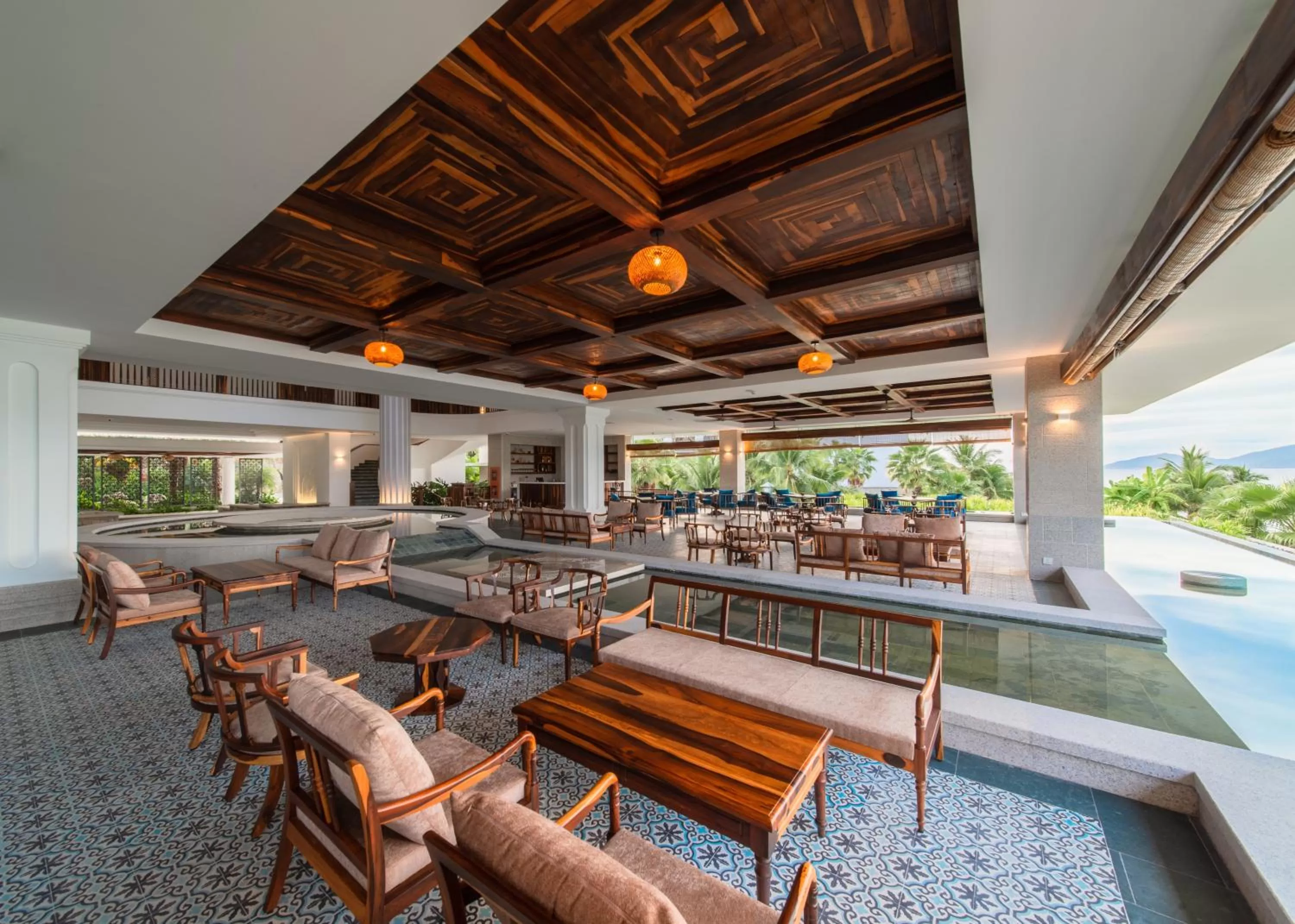 Lobby or reception in Alibu Resort Nha Trang