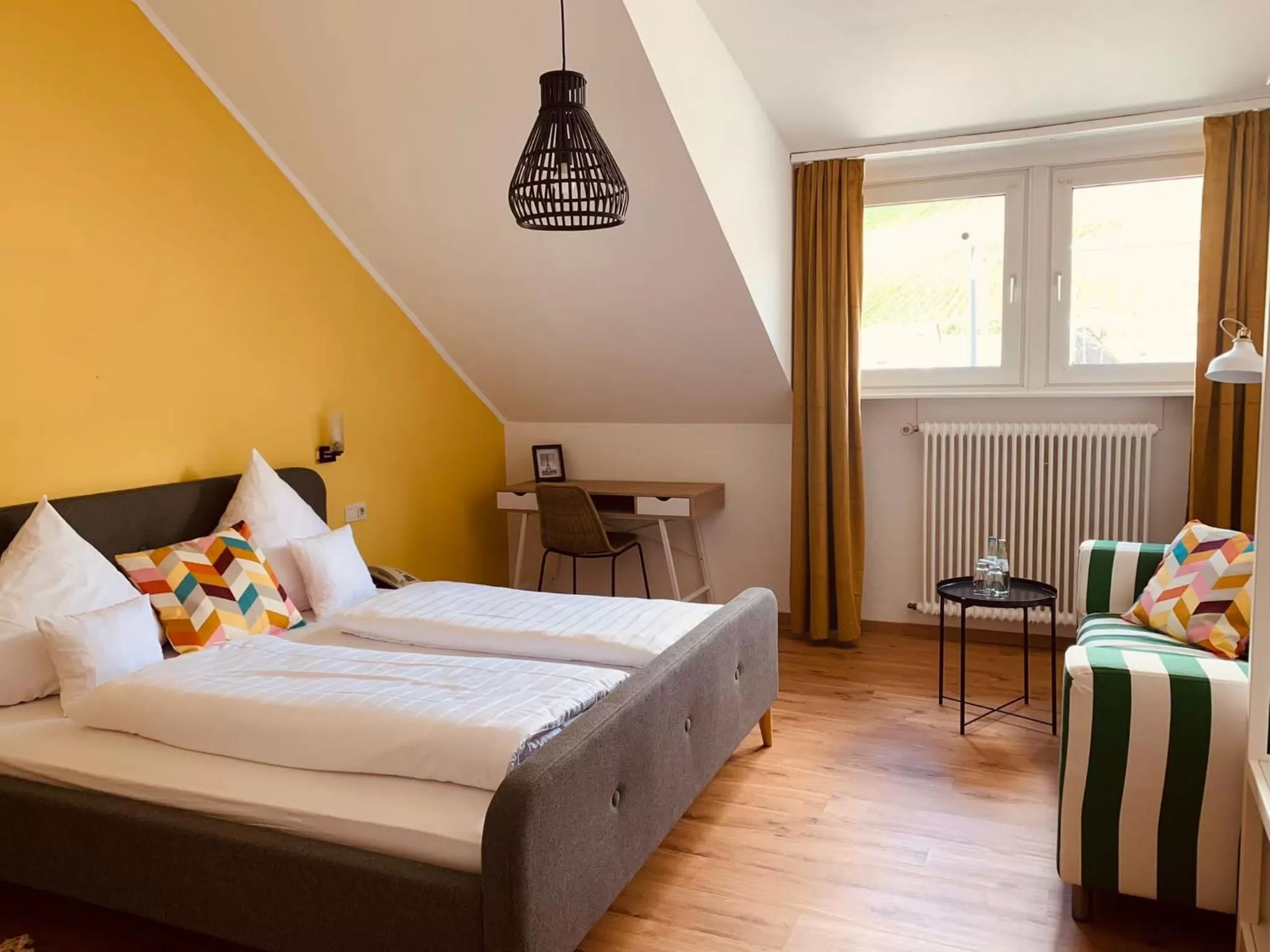 Bed in Vegan Hotel und Restaurants Nicolay 1881