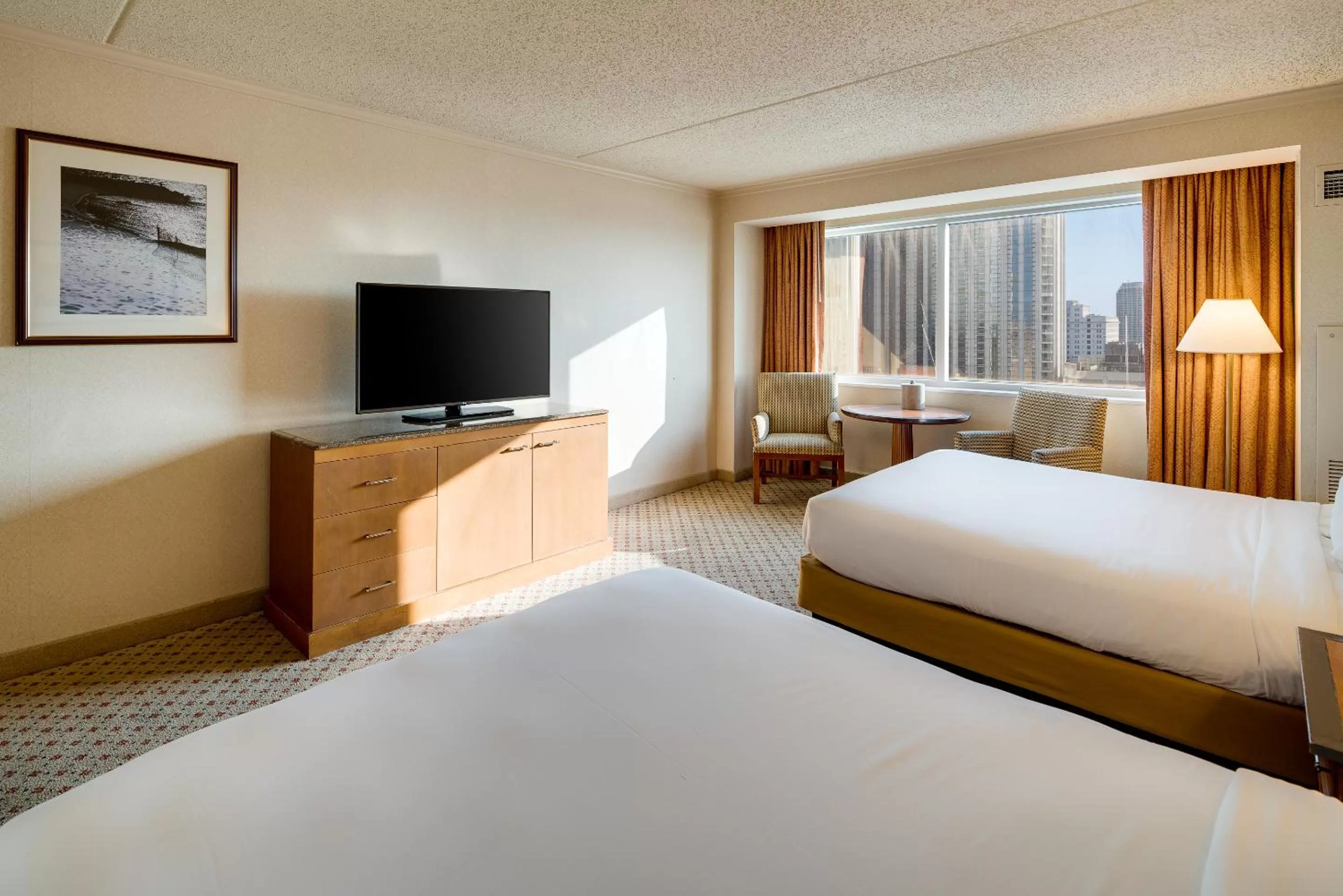 TV and multimedia, Bed in Showboat Hotel Atlantic City