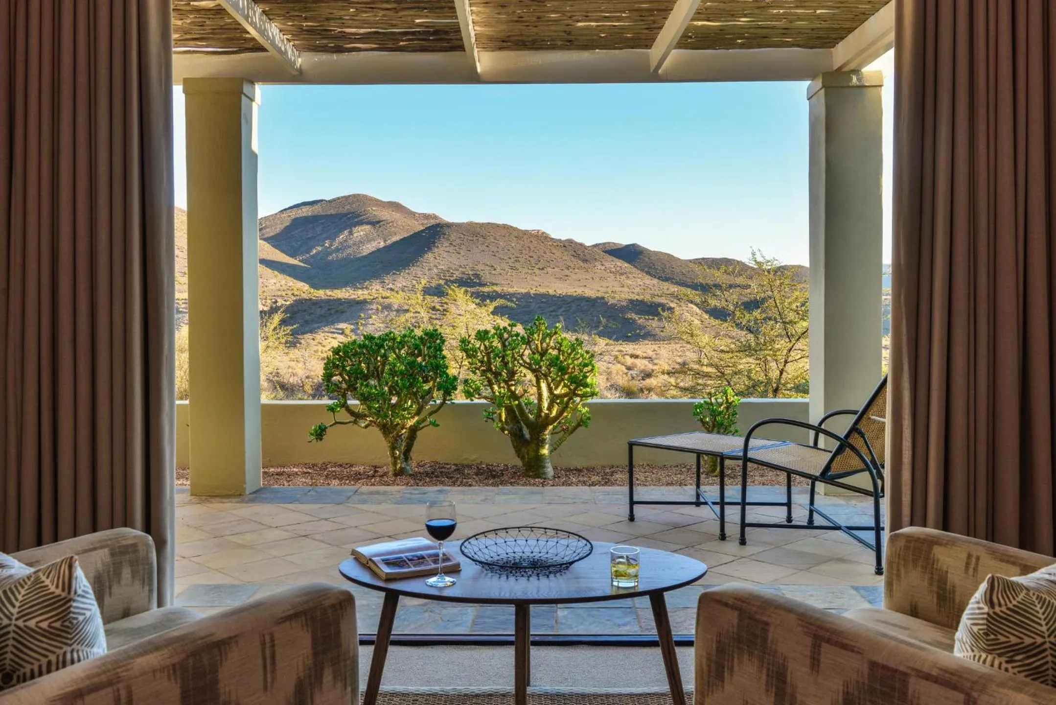 Balcony/Terrace in Sanbona Wildlife Reserve